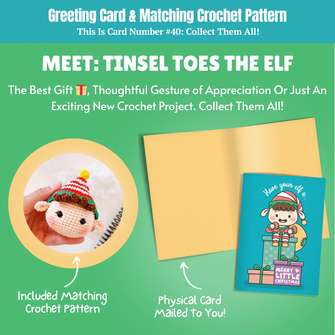 Mega Bundle: 32 Crochet Greeting Cards & Matching Patterns Bundle - Image 143