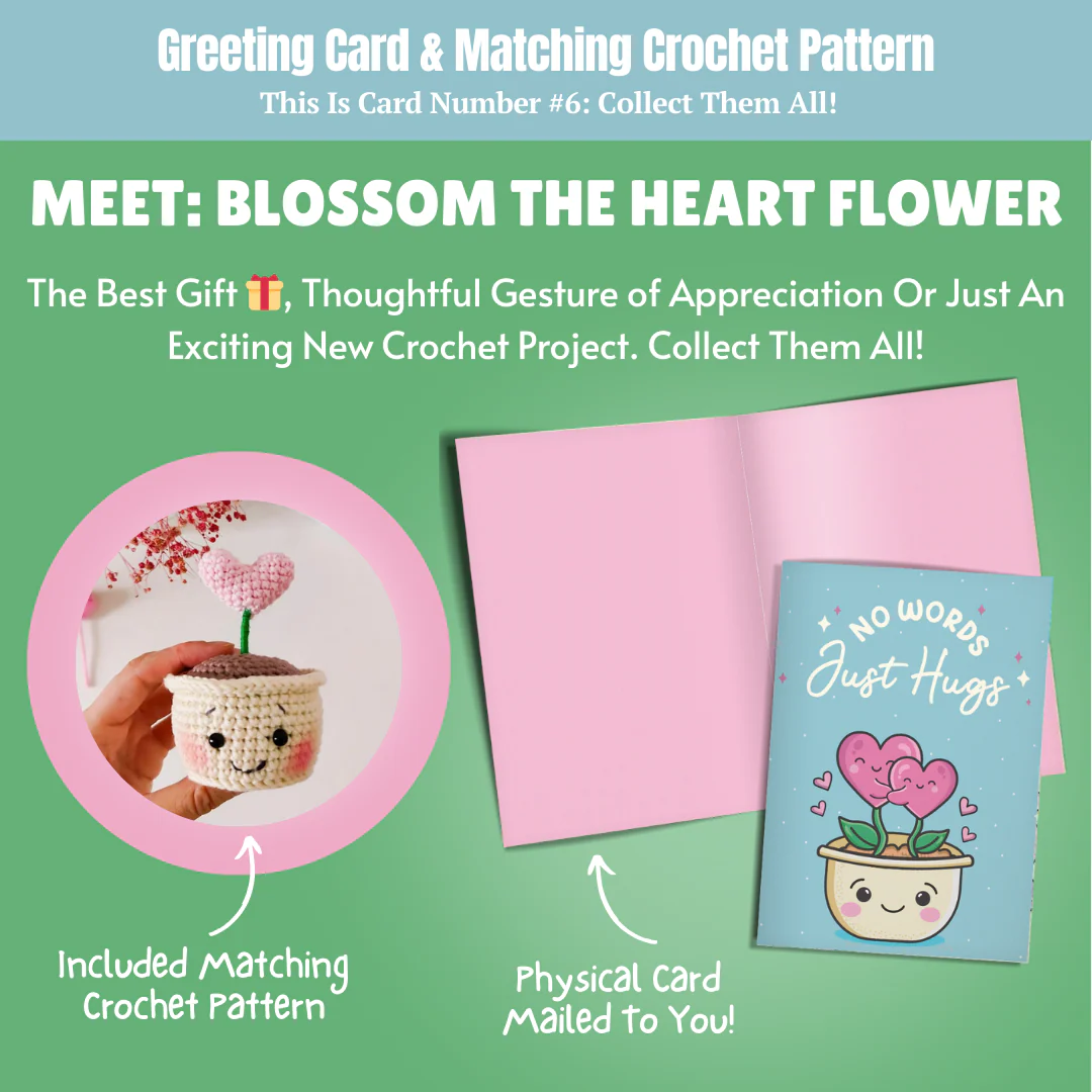 Mega Bundle: 32 Crochet Greeting Cards & Matching Patterns Bundle - Image 25