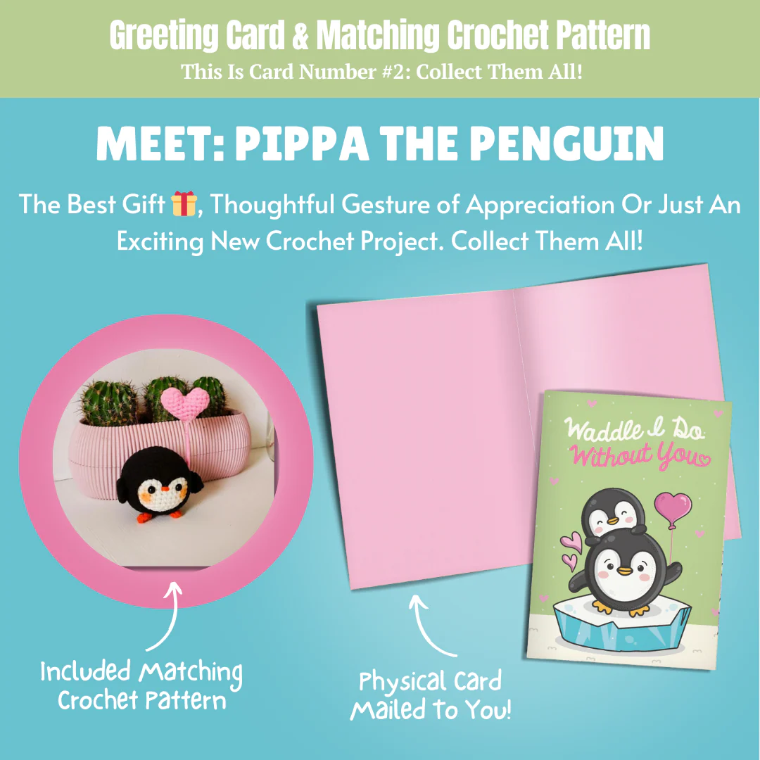 Mega Bundle: 32 Crochet Greeting Cards & Matching Patterns Bundle - Image 45