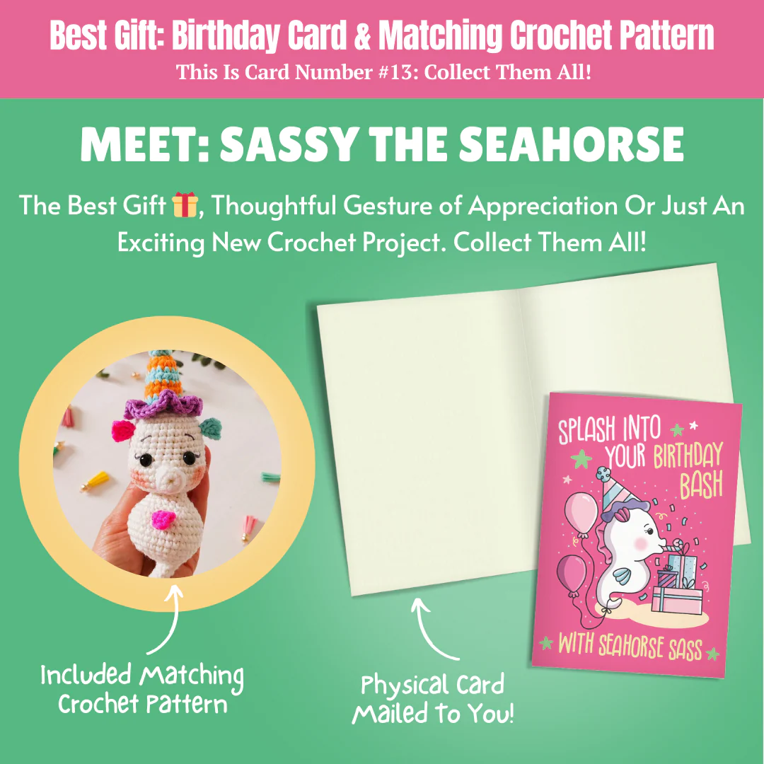 Mega Bundle: 32 Crochet Greeting Cards & Matching Patterns Bundle - Image 55