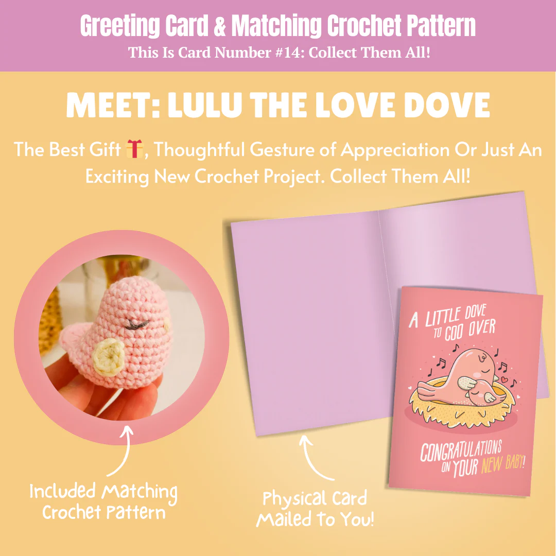 Mega Bundle: 32 Crochet Greeting Cards & Matching Patterns Bundle - Image 65