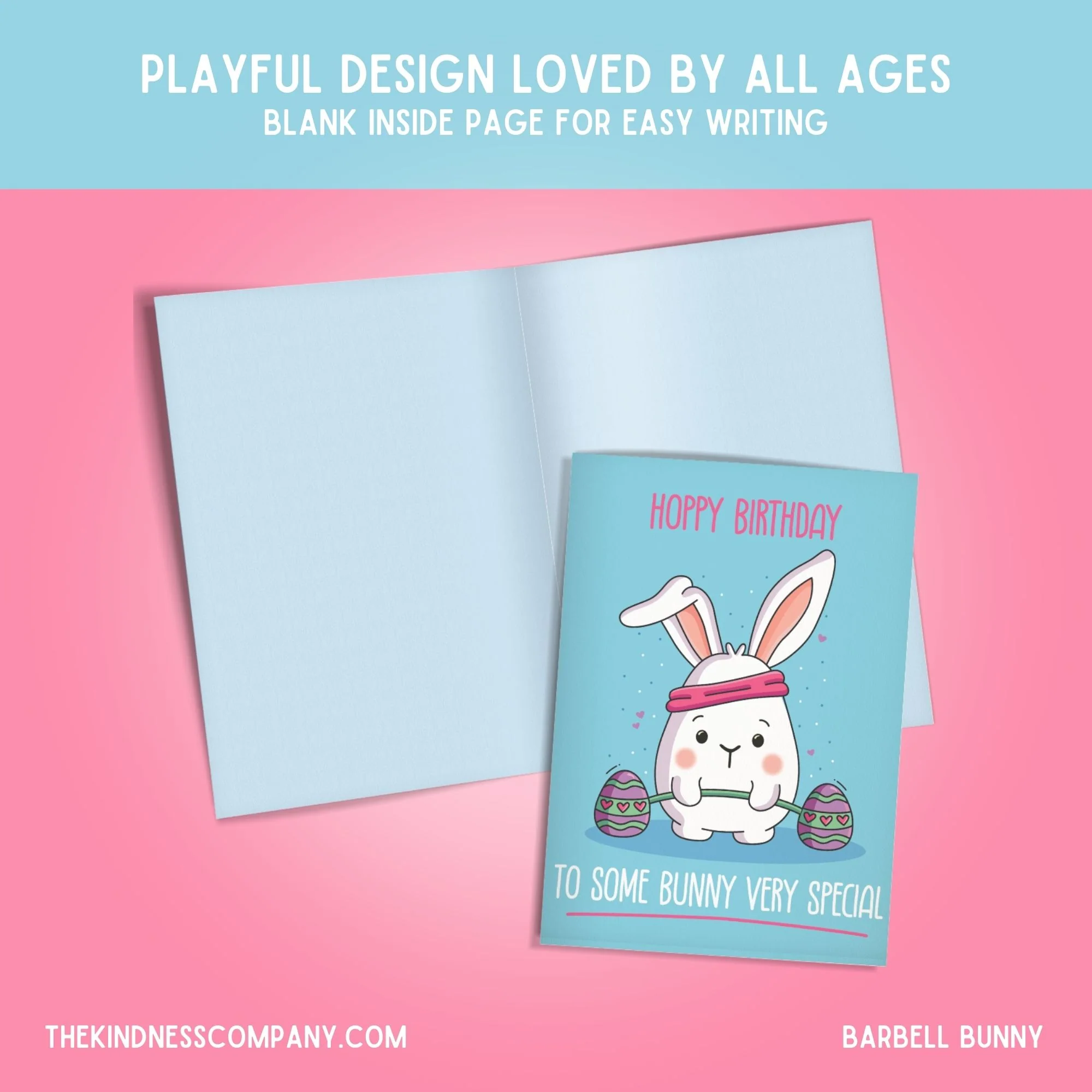 Bunny Crochet Pattern & Matching Card: "Hoppy Birthday" - Image 6