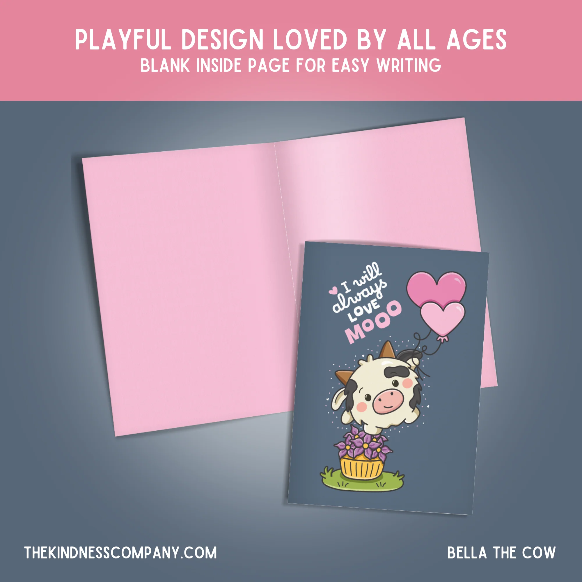 Cow Crochet Pattern & Matching Card: "I Will Always Love Mooo" - Image 6