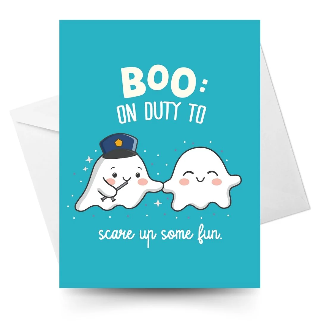 Boo the Ghost Crochet Pattern & Matching Greeting Card - Image 14