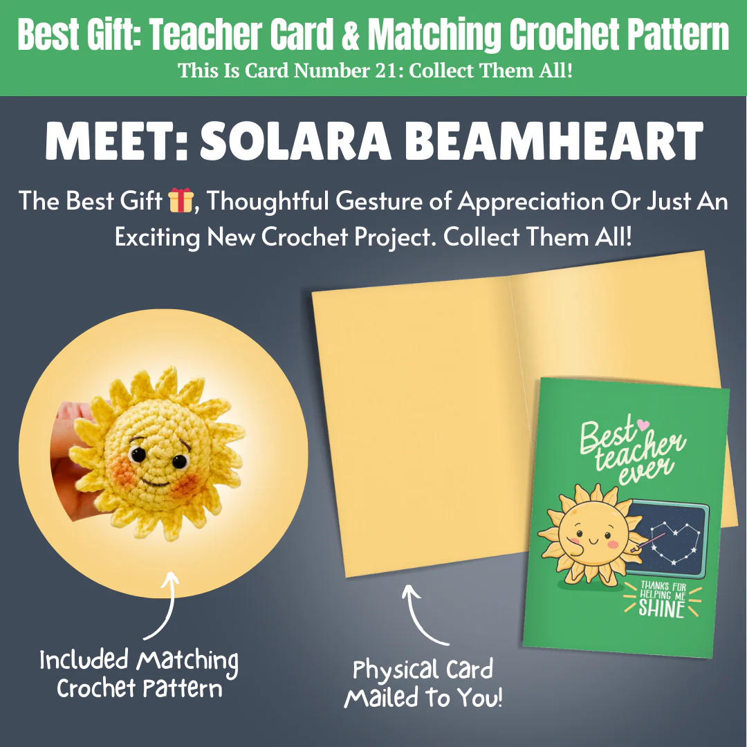 Quick Crochet Pattern & Card Bundle - Get 8 Acts Of Crochet Kindness Greeting Cards and Patterns - Image 13