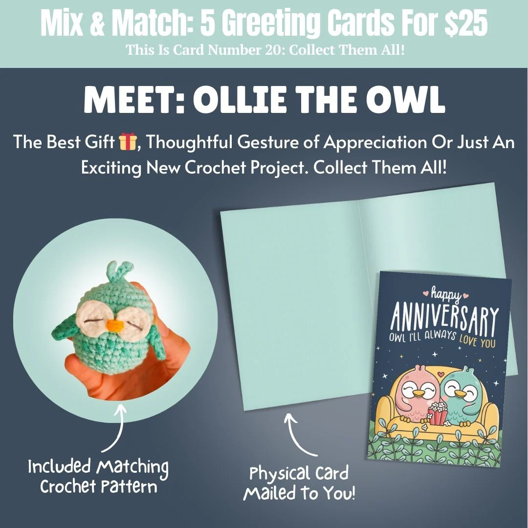 Quick Crochet Pattern & Card Bundle - Get 8 Acts Of Crochet Kindness Greeting Cards and Patterns - Image 28