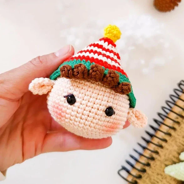 Elf Christmas Ornament & Decoration Crochet Pattern