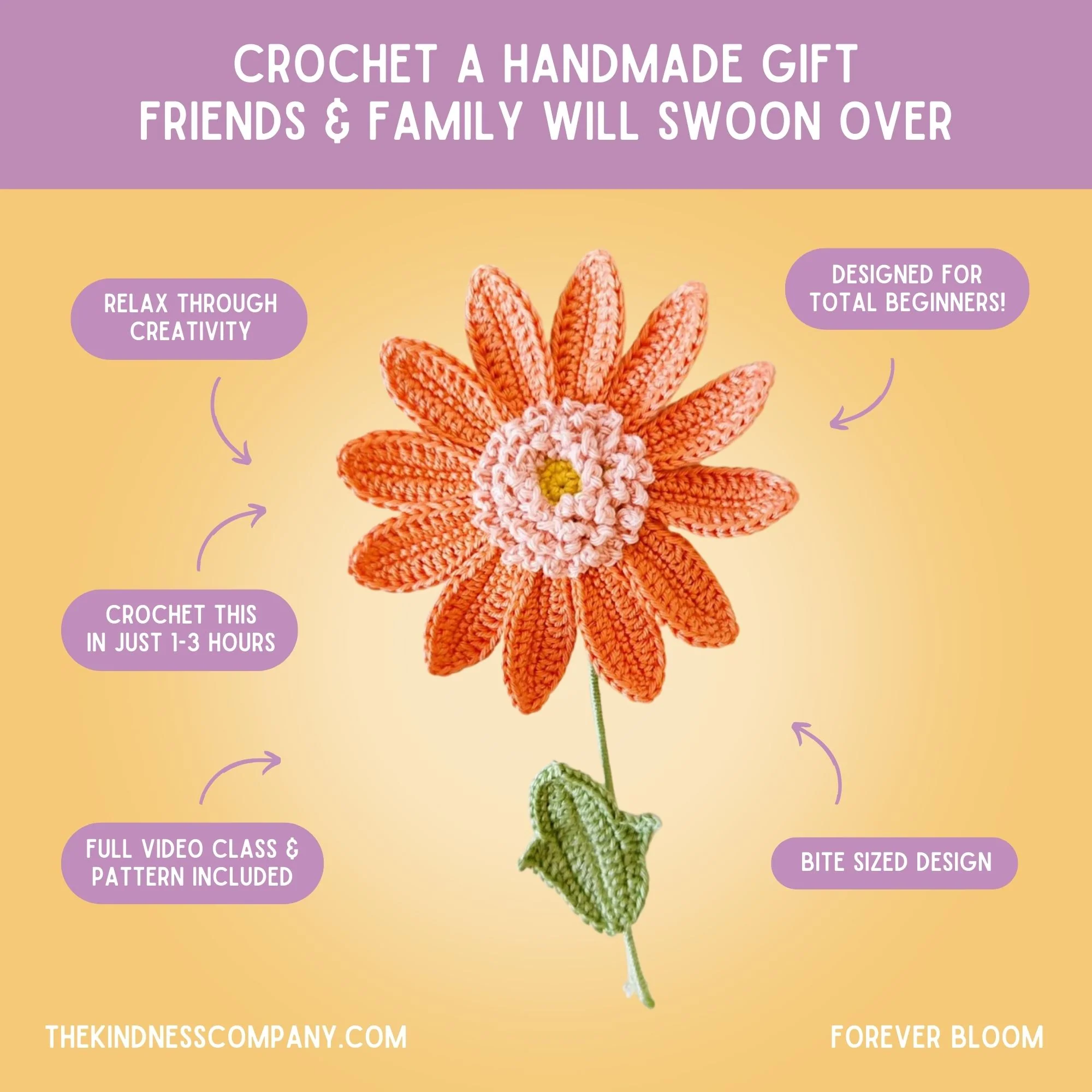 Flower Crochet Pattern & Matching Card: "Mother's Day" - Image 4
