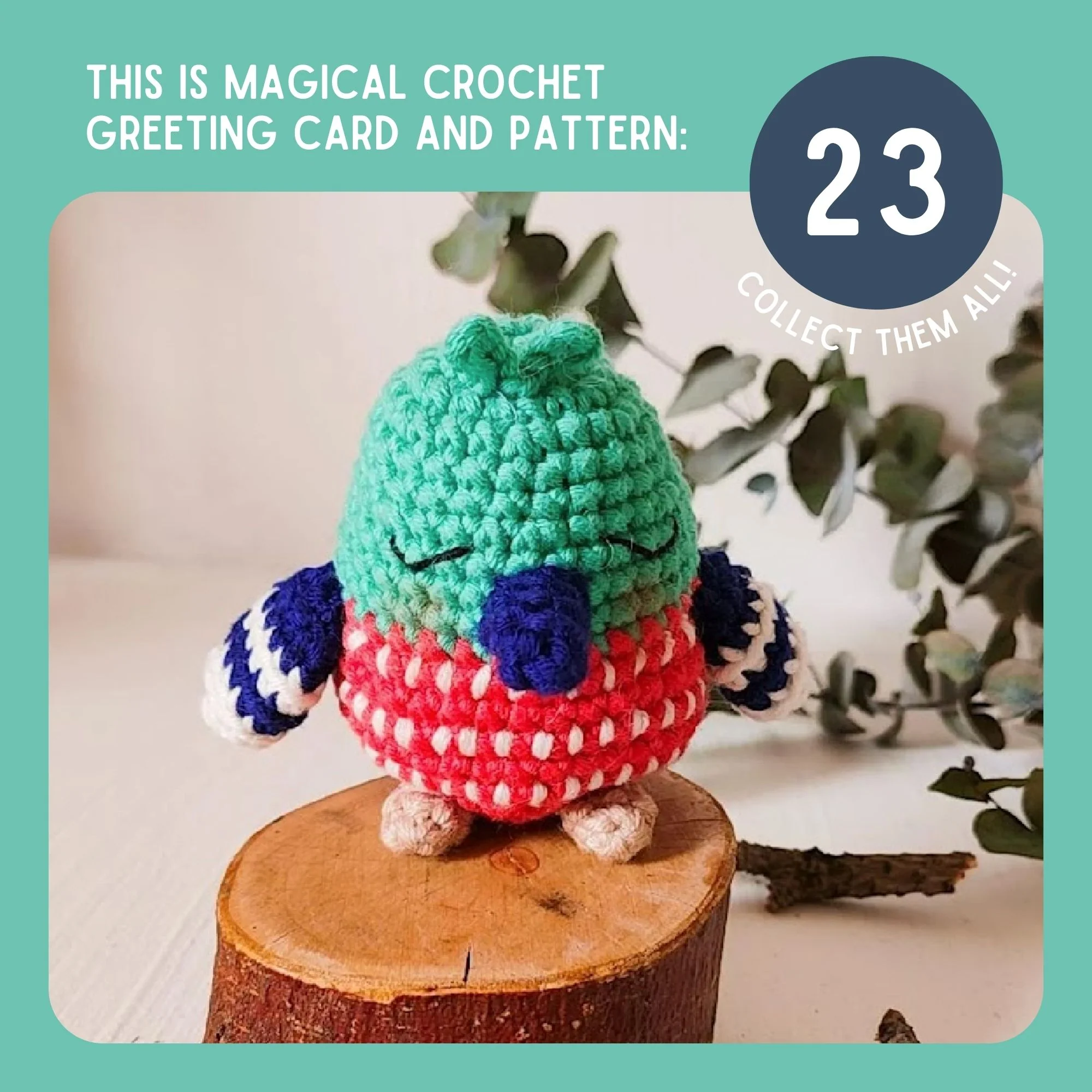 Bird Crochet Pattern & Matching Card: "Retirement" - Image 9