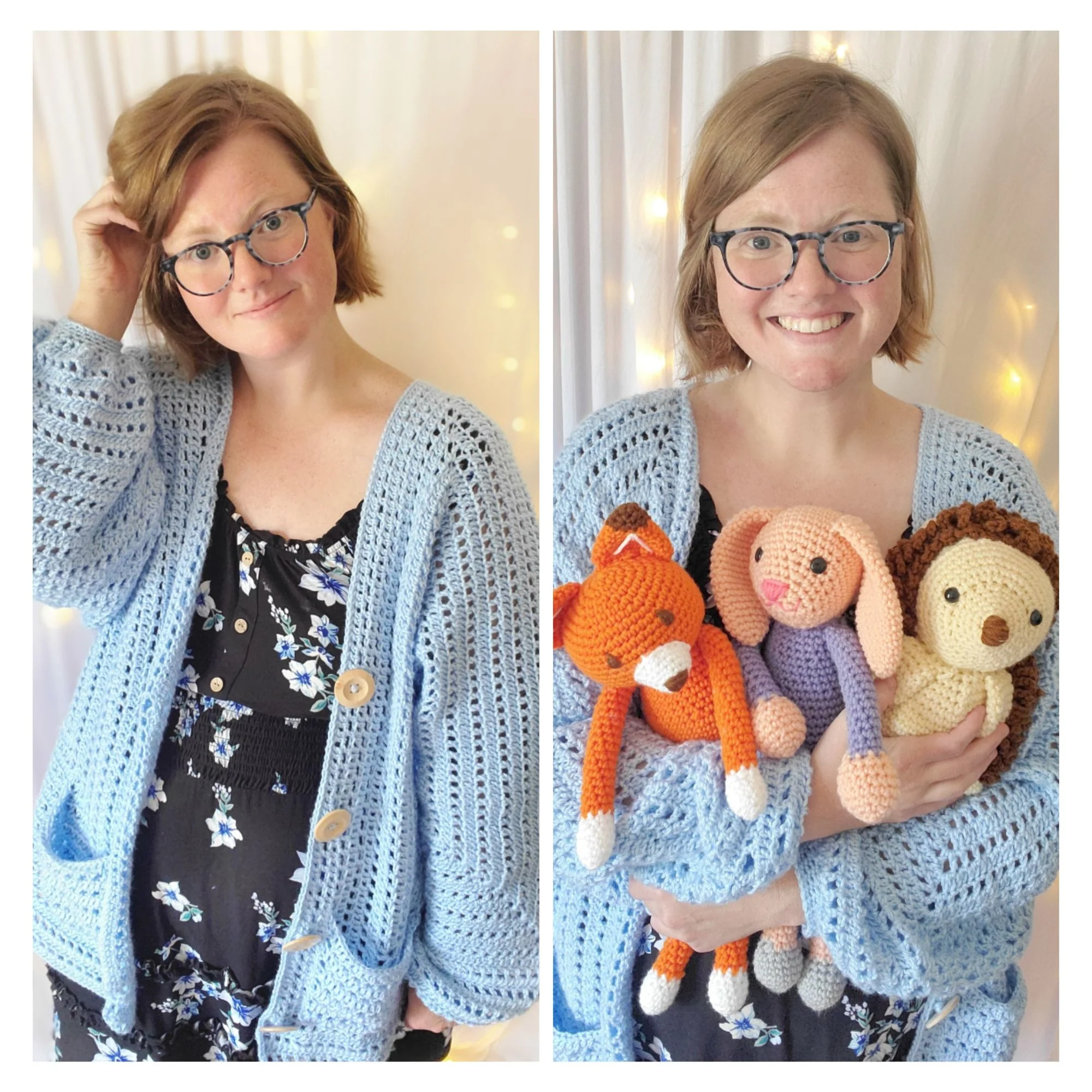 Grandma Ange's Famous Cardigan Crochet Pattern