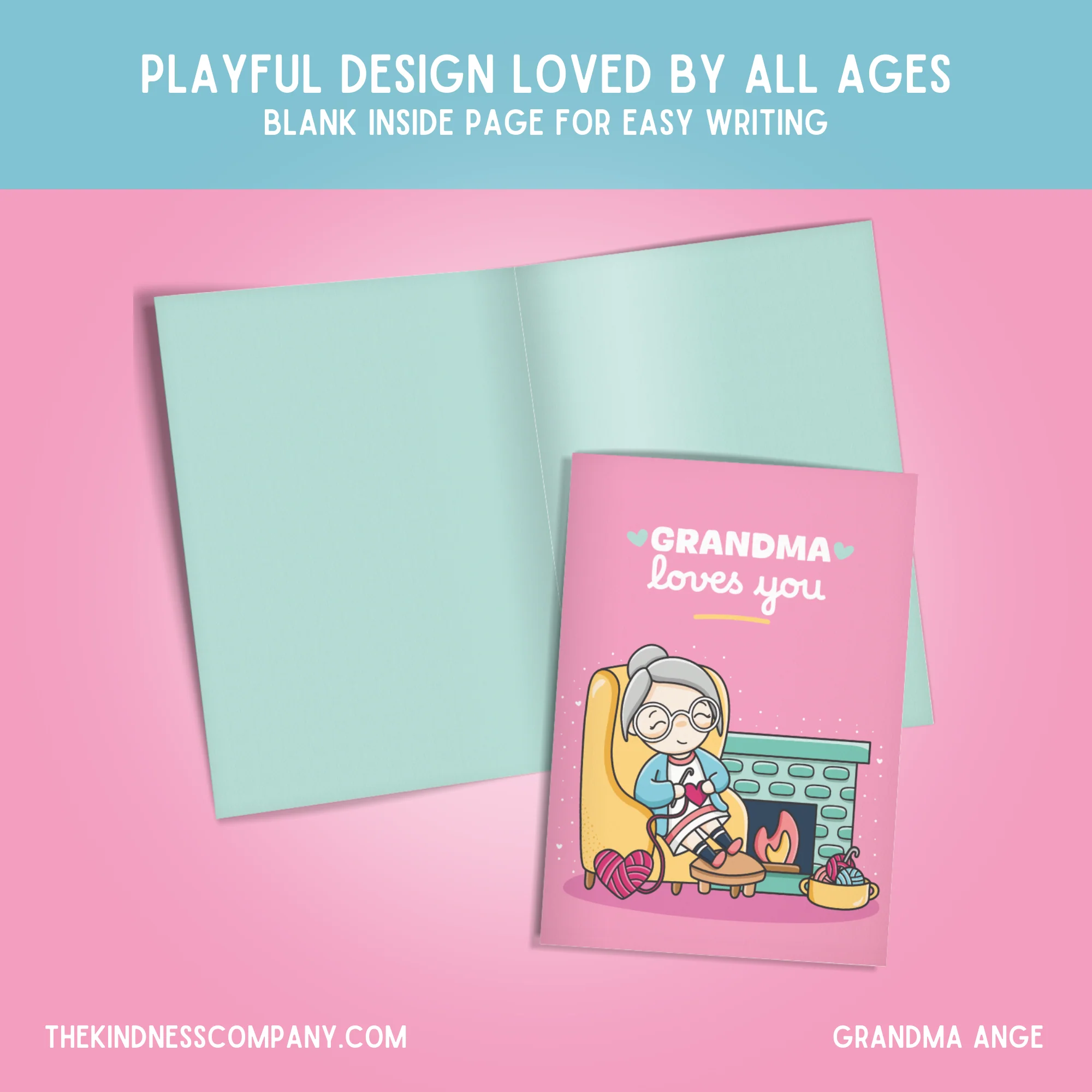 Grandma Ange Crochet Pattern & Matching Card: "Grandma Loves You" - Image 6