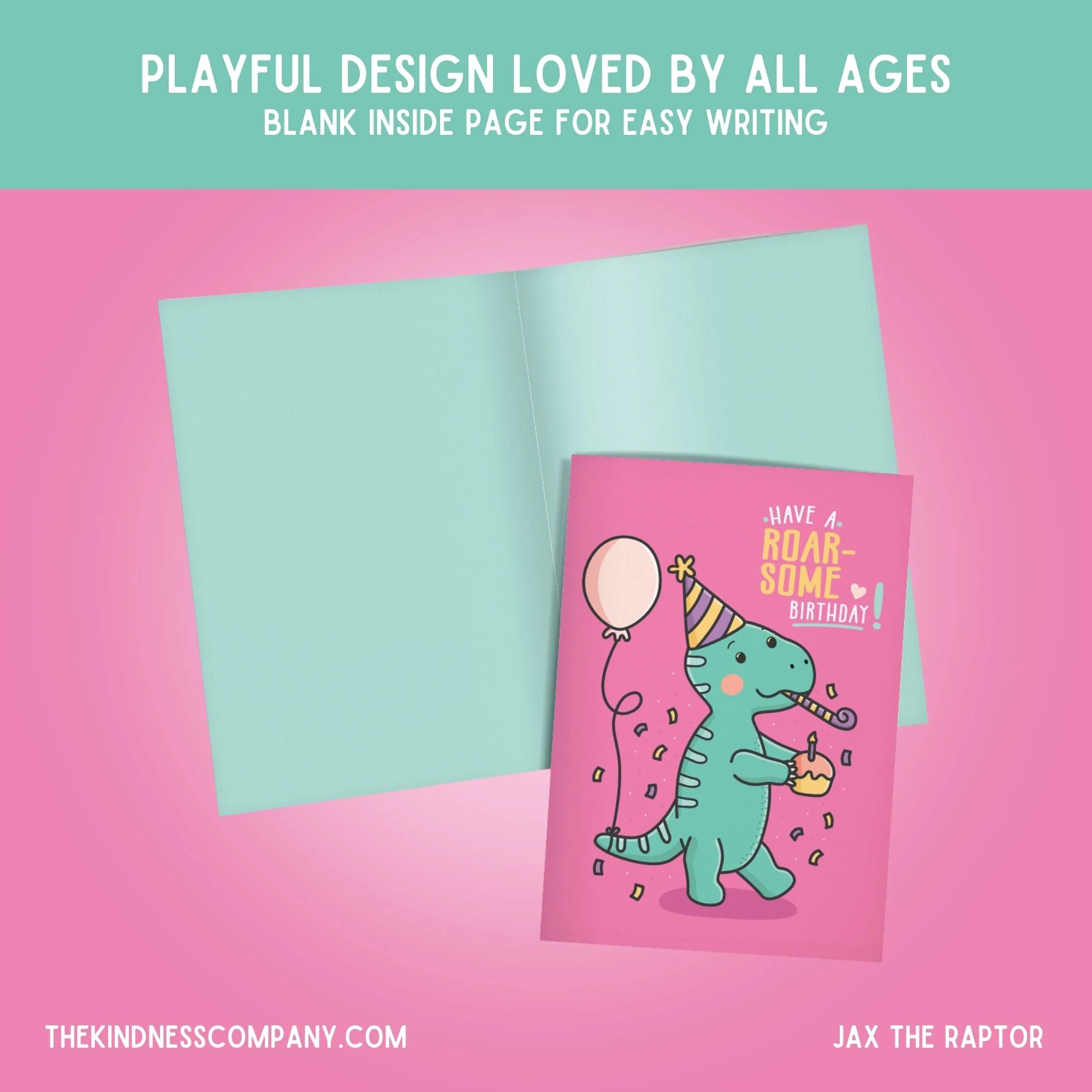 Dinosaur Crochet Pattern & Matching Card: "Birthday" - Image 6