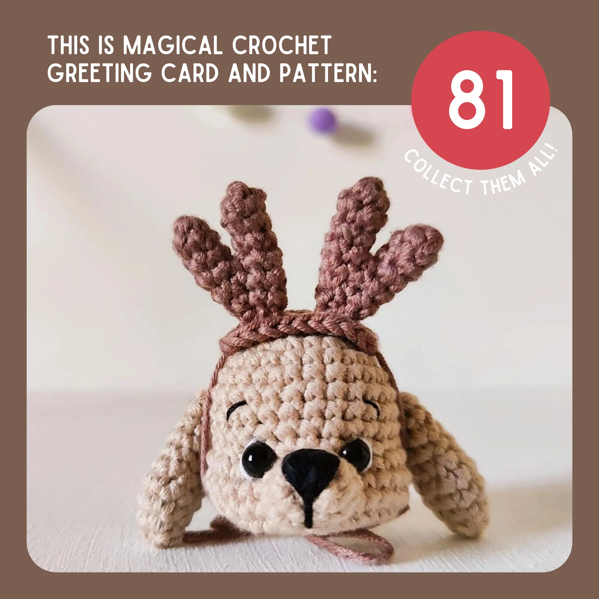 Jingle Pup Crochet Pattern & Matching Card: "Santa Paws Is Coming To Town" - Image 9