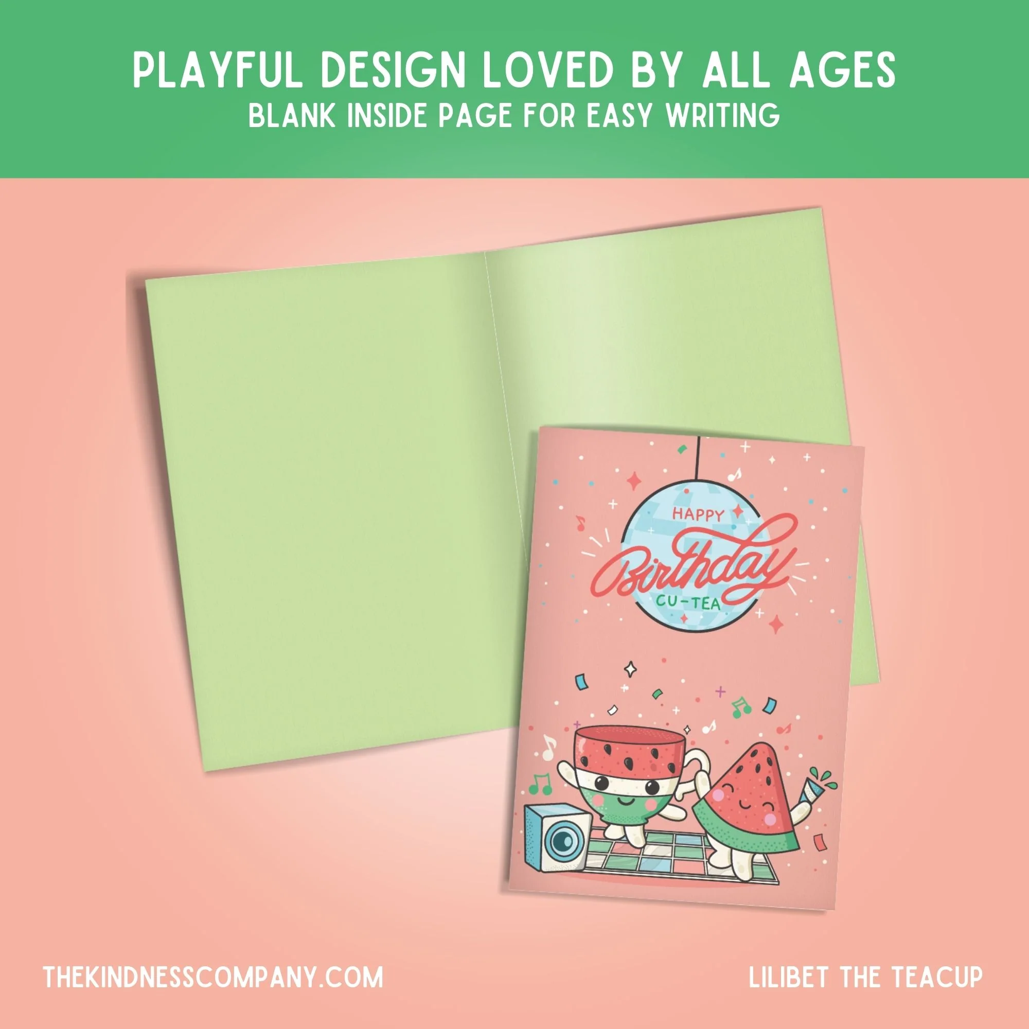 Teacup Crochet Pattern & Matching Card: "Happy Birthday" - Image 6