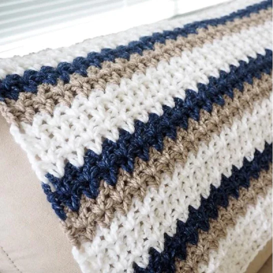 Gift: Lily's 'Done in a Day' Baby Blanket Crochet Pattern - Image 4
