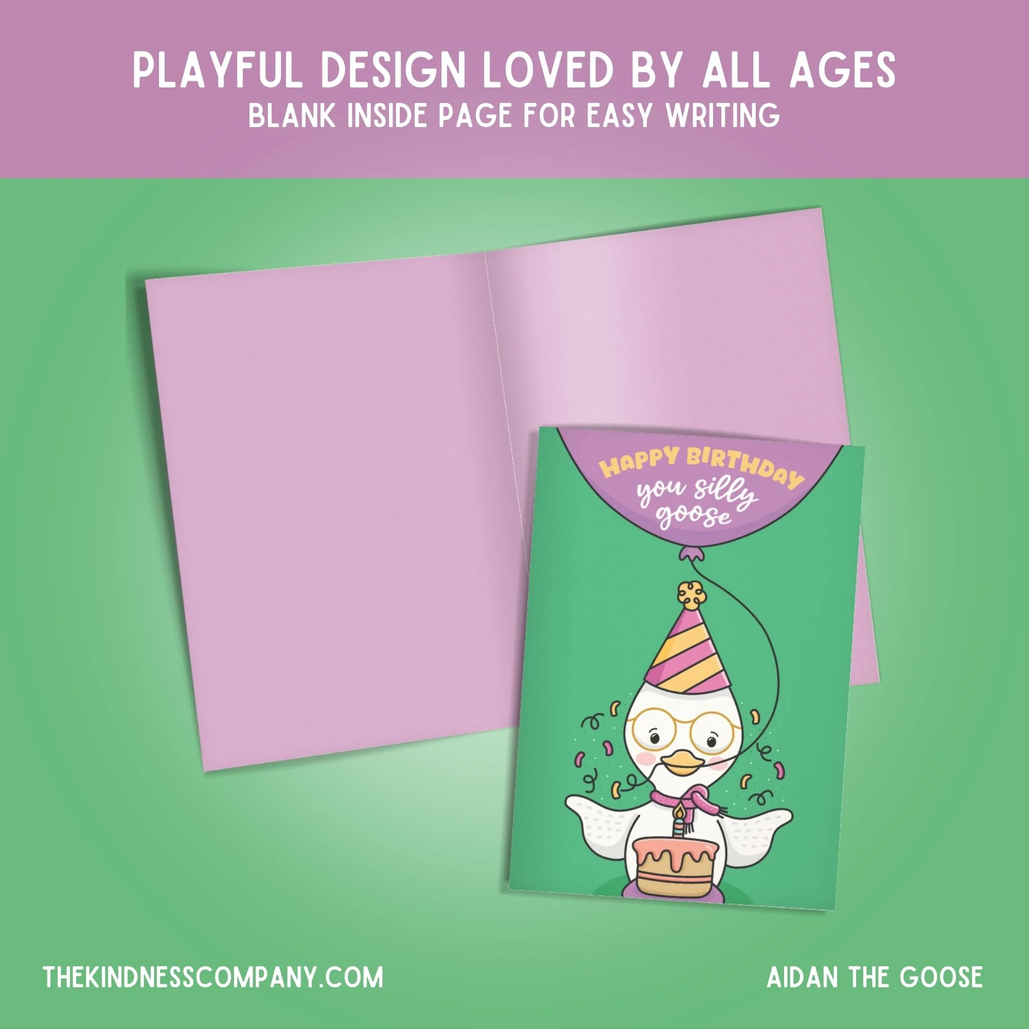 Goose Crochet Pattern & Matching Card: "Happy Birthday" - Image 6