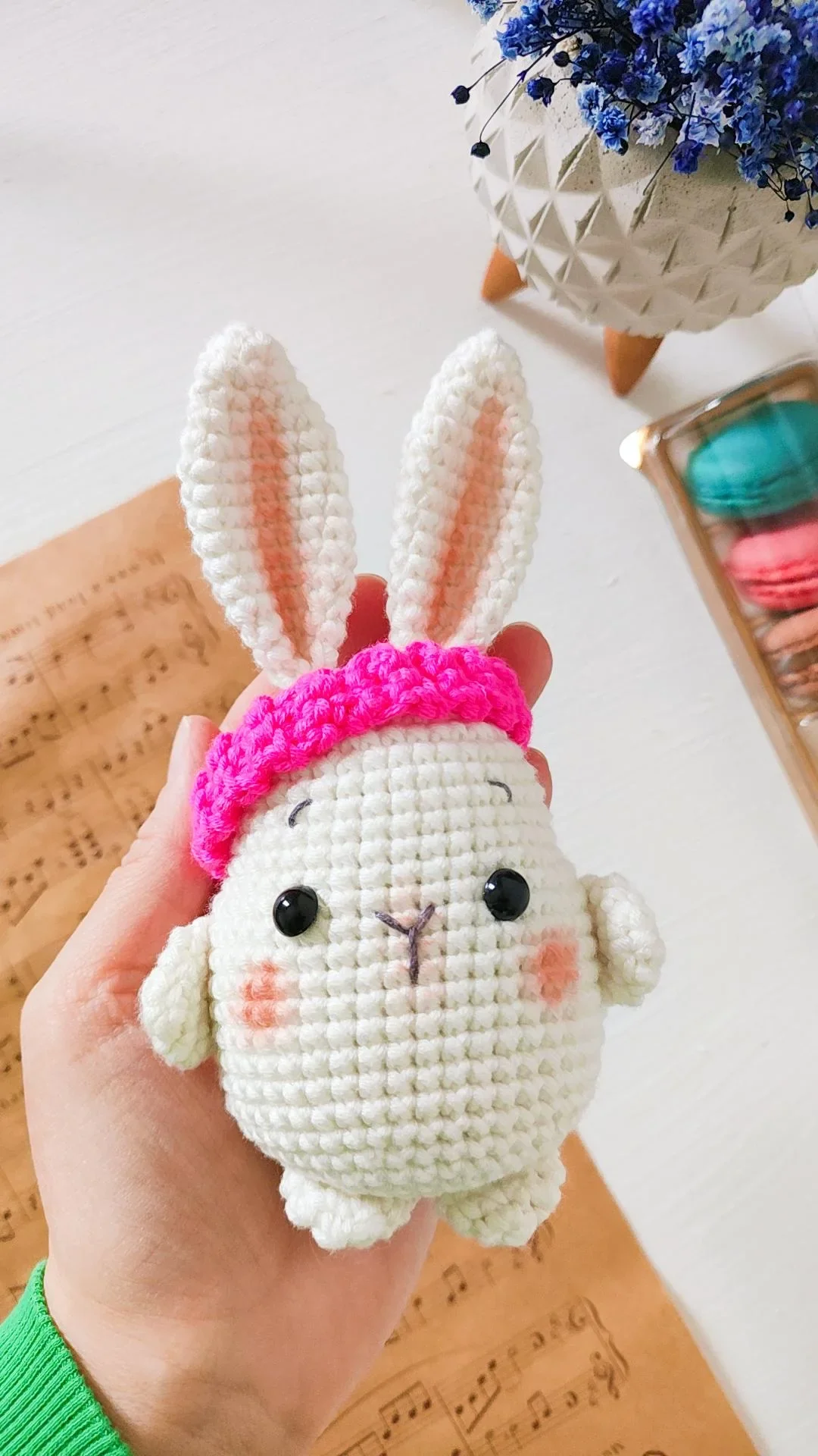 Barbell Bunny Crochet Pattern - Image 2