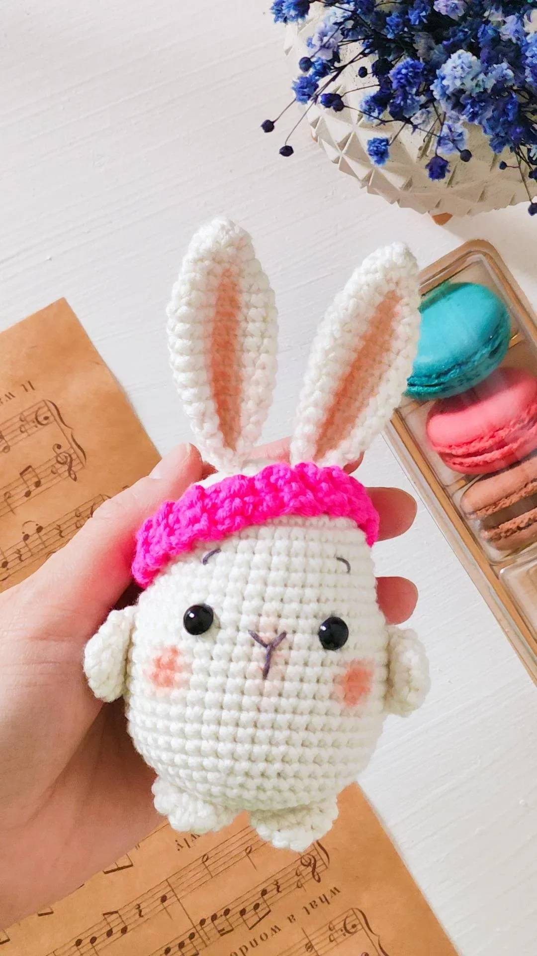 Barbell Bunny Crochet Pattern - Image 3