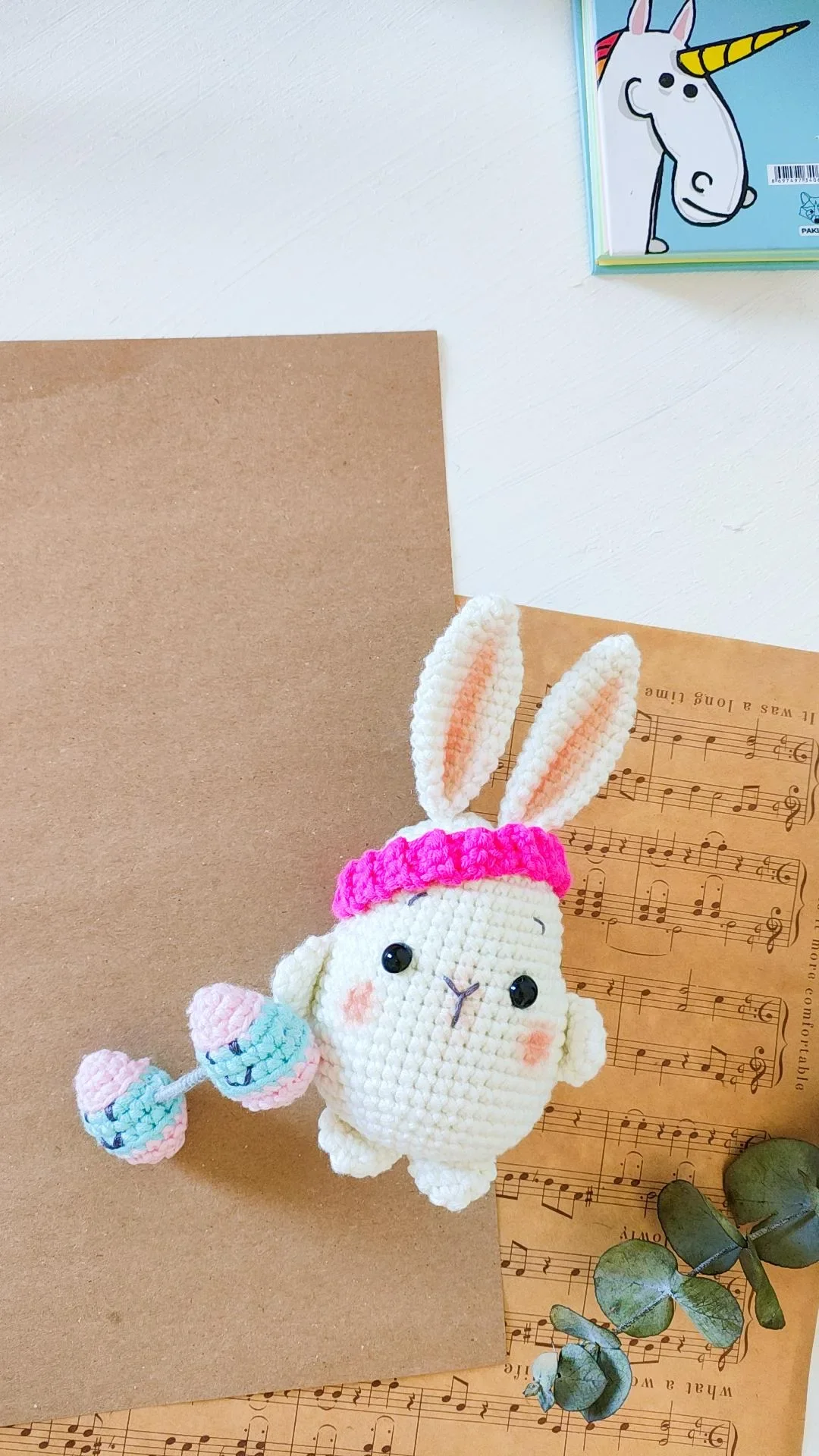 Barbell Bunny Crochet Pattern - Image 6