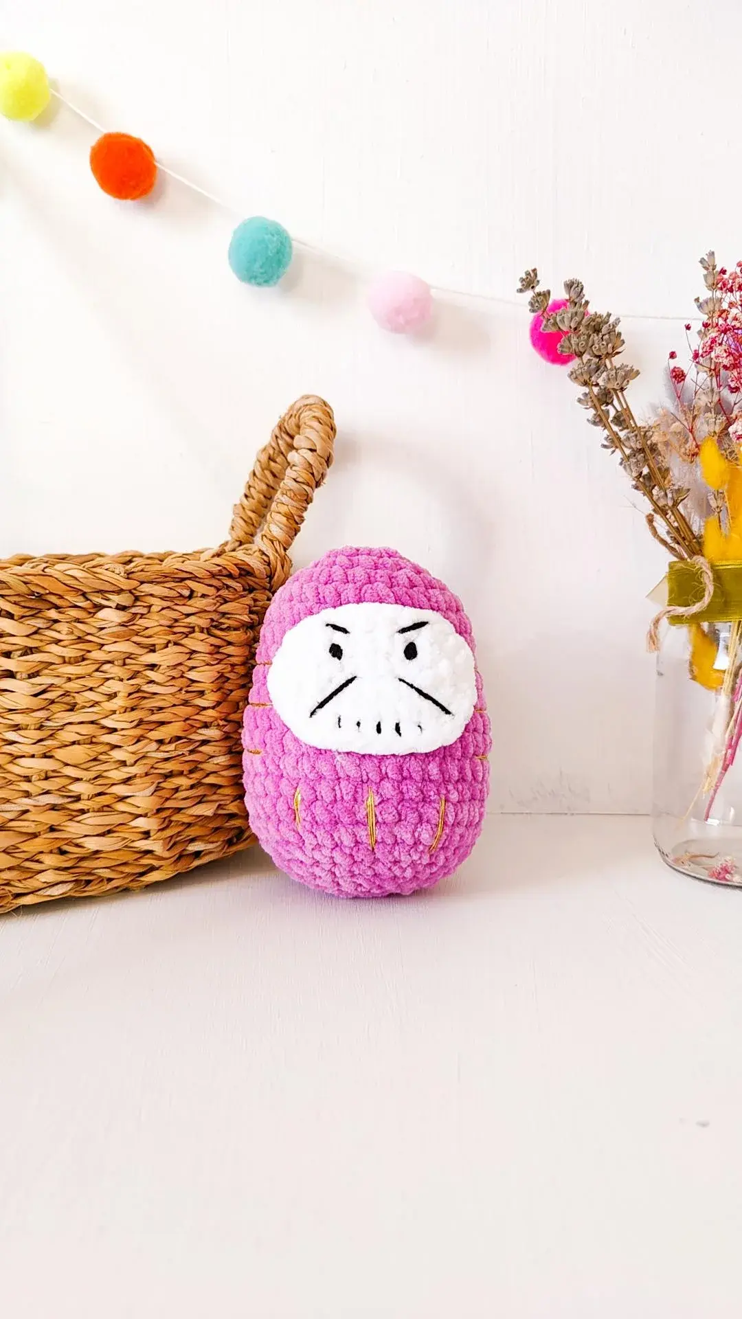 Dario the Daruma Doll "The Goal Guardian" Crochet Pattern - Image 2
