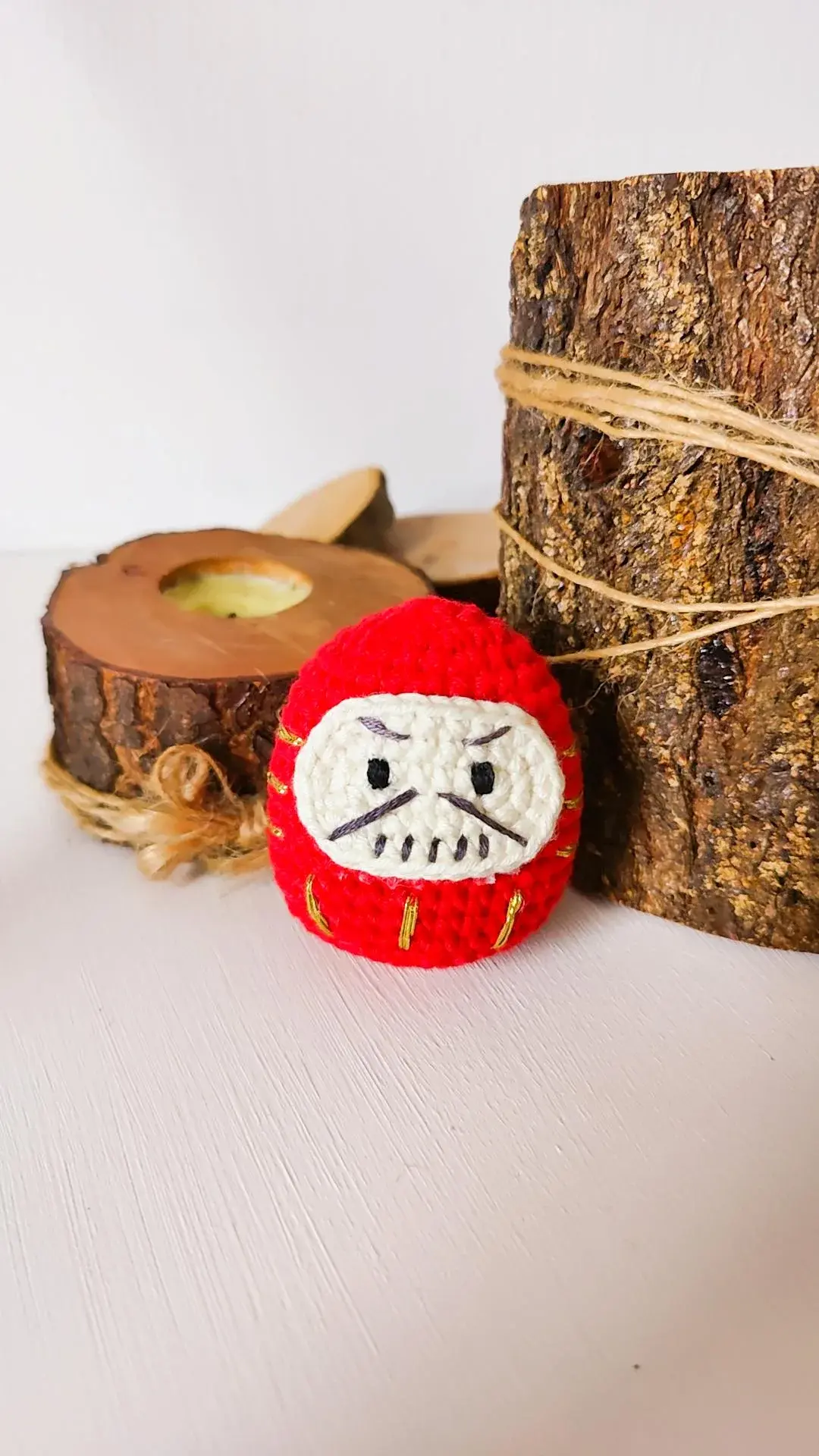 Dario the Daruma Doll "The Goal Guardian" Crochet Pattern - Image 4