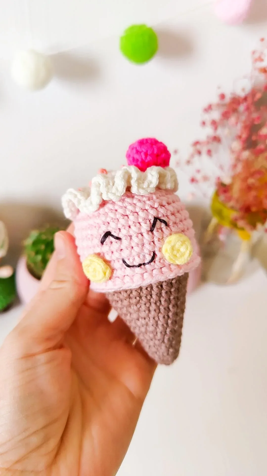 Isabella the Ice Cream Cone "Melting Hearts" Crochet Pattern - Image 2
