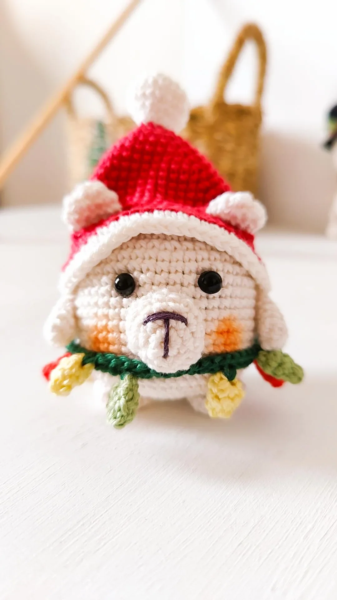 Meet Percy the Christmas Polar Bear Crochet Pattern - Image 4