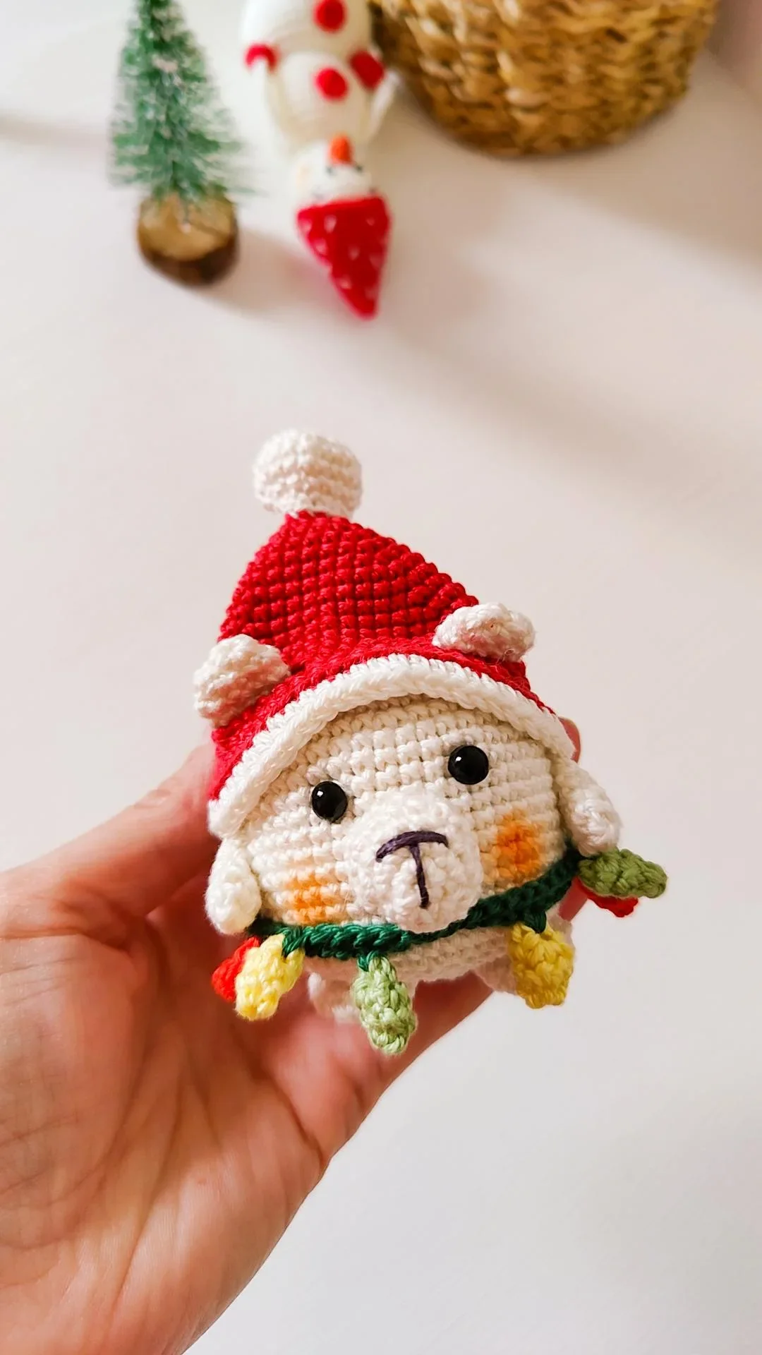 Meet Percy the Christmas Polar Bear Crochet Pattern - Image 6