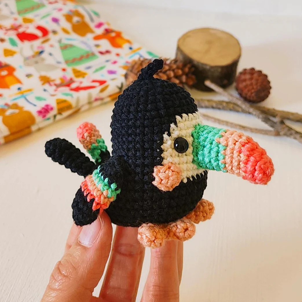 Theodore the Toucan Crochet Pattern