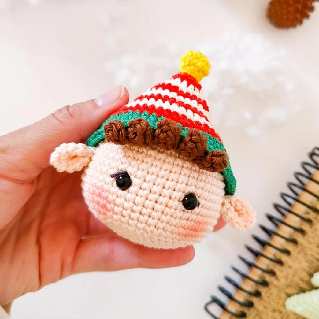 Tinsel Toes the Elf Crochet Pattern