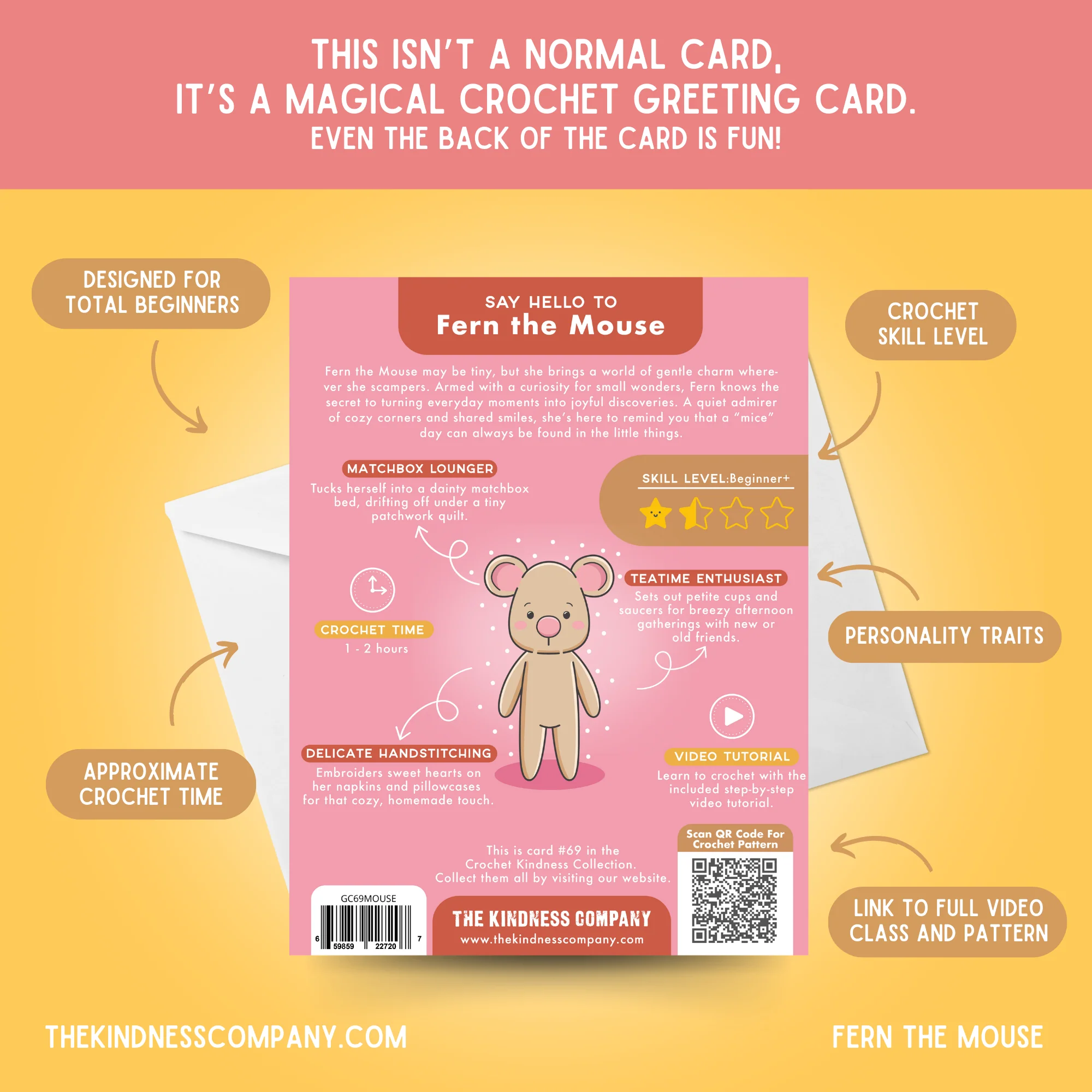 Mouse Crochet Pattern & Matching Card: "Have A Mice Day" - Image 7