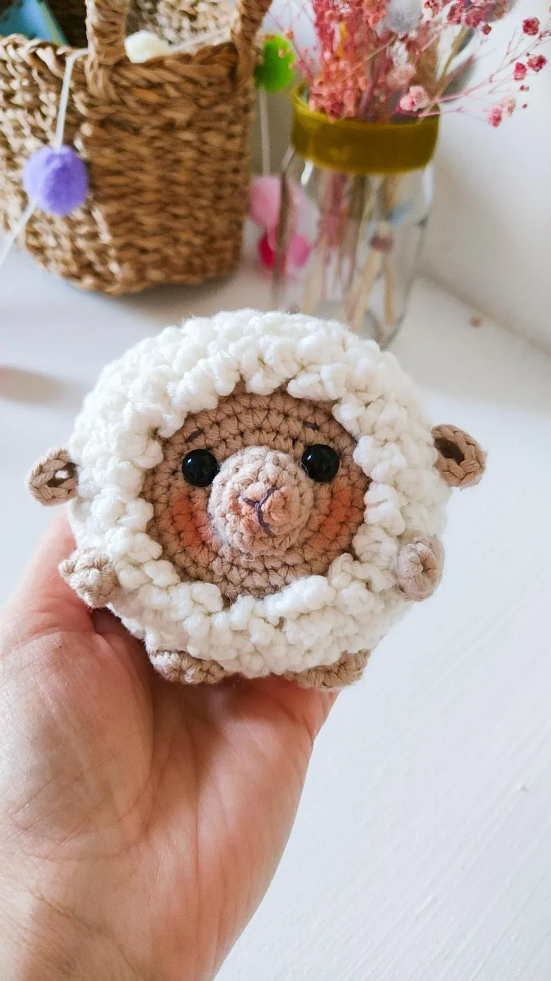 Sheep Crochet Pattern & Matching Card: "Just Because" - Image 12