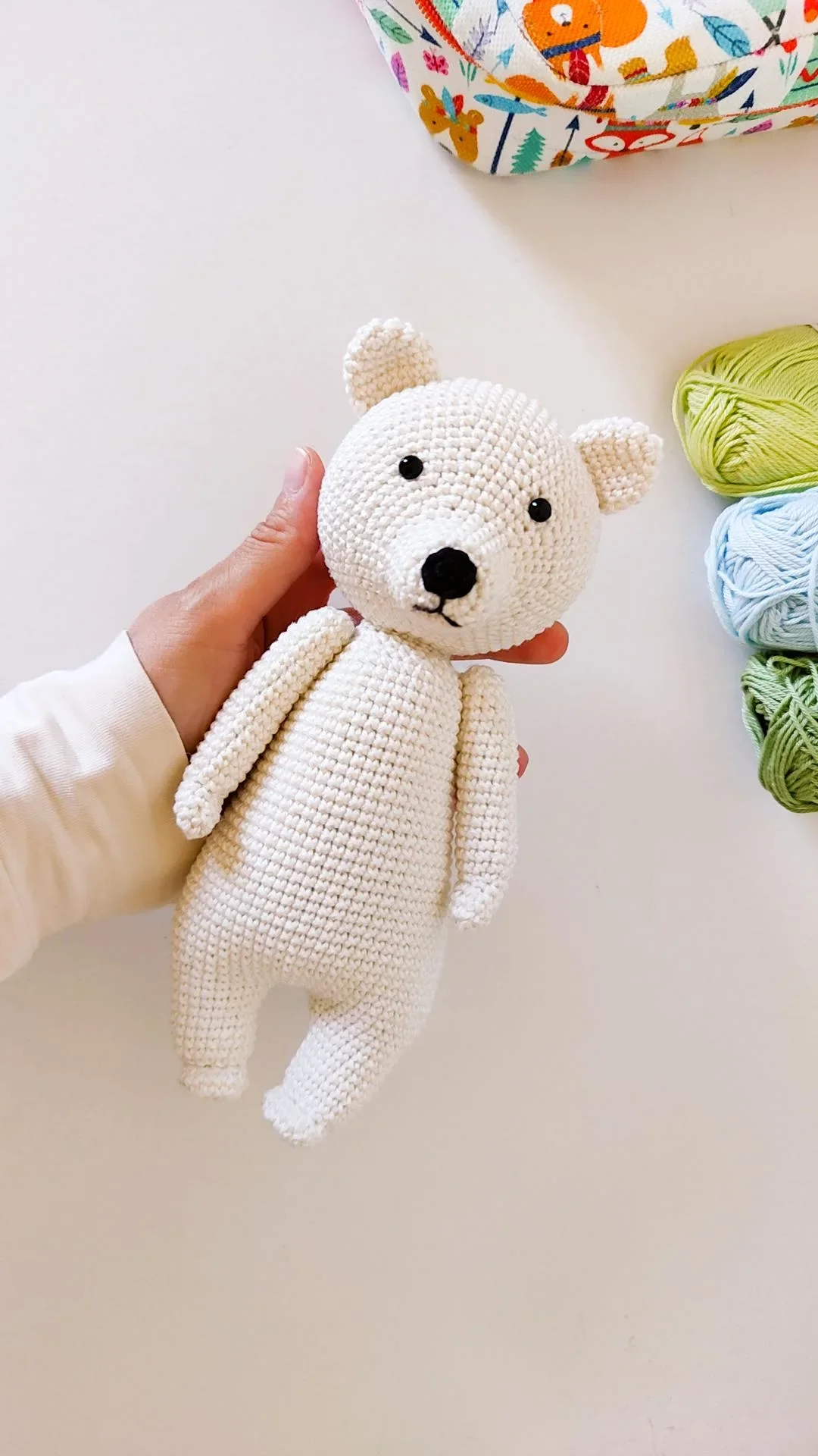 Percy the Polar Bear Crochet Pattern - Image 2