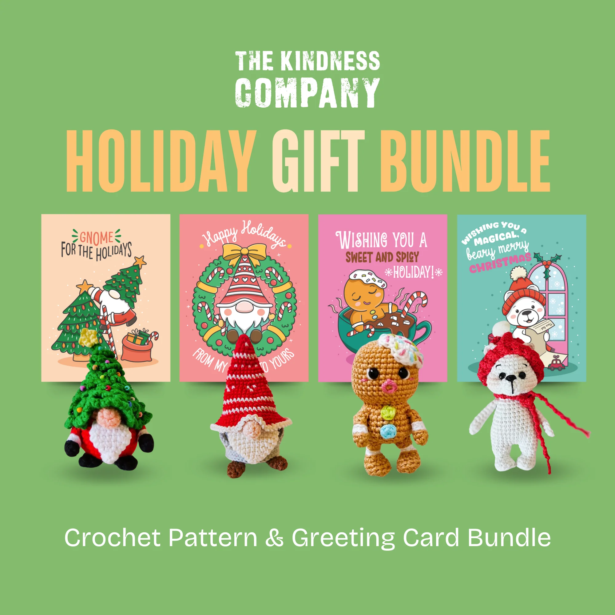 Gnome Claus Crochet Pattern & Matching Card: "Gnome For The Holidays" - Image 12