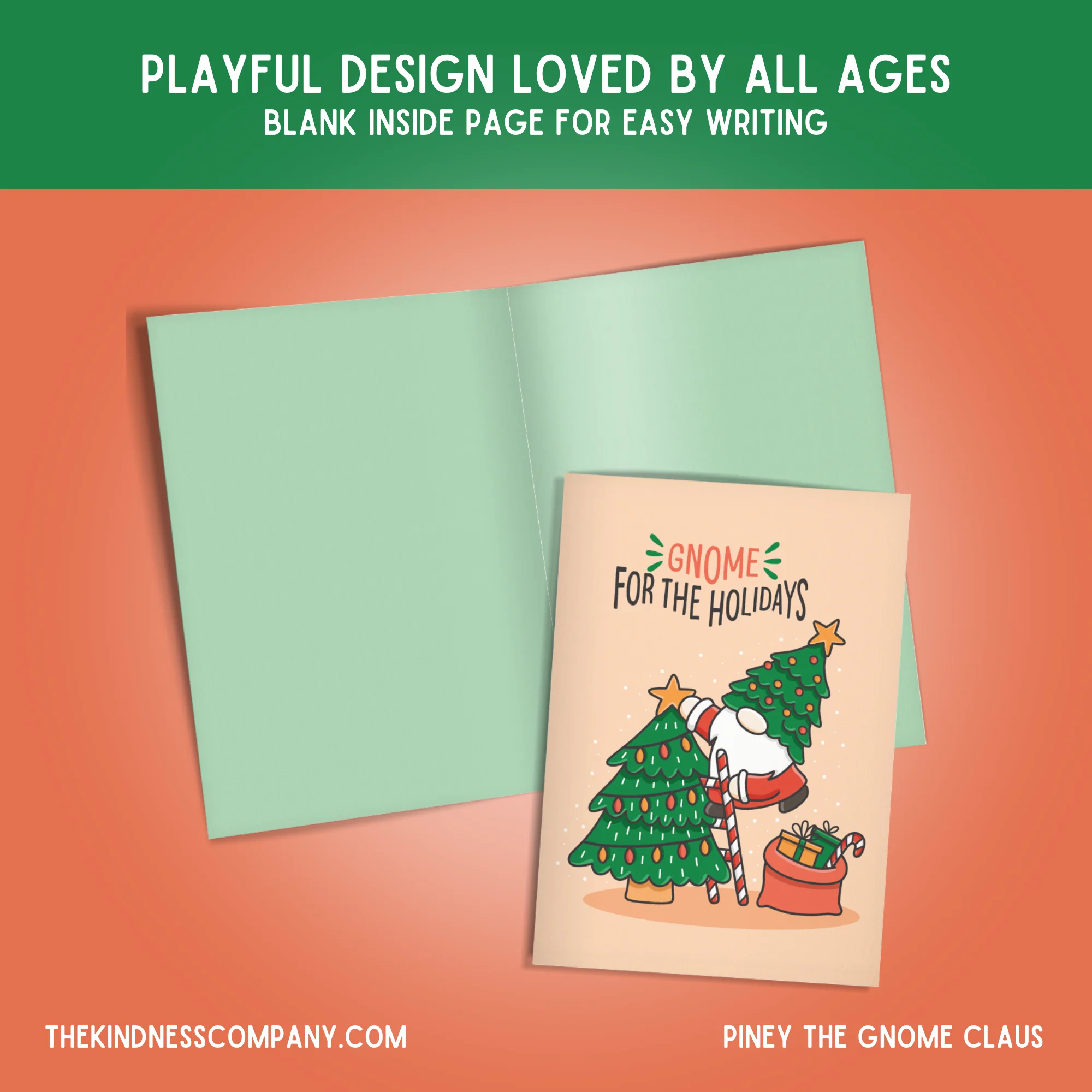 Gnome Claus Crochet Pattern & Matching Card: "Gnome For The Holidays" - Image 6