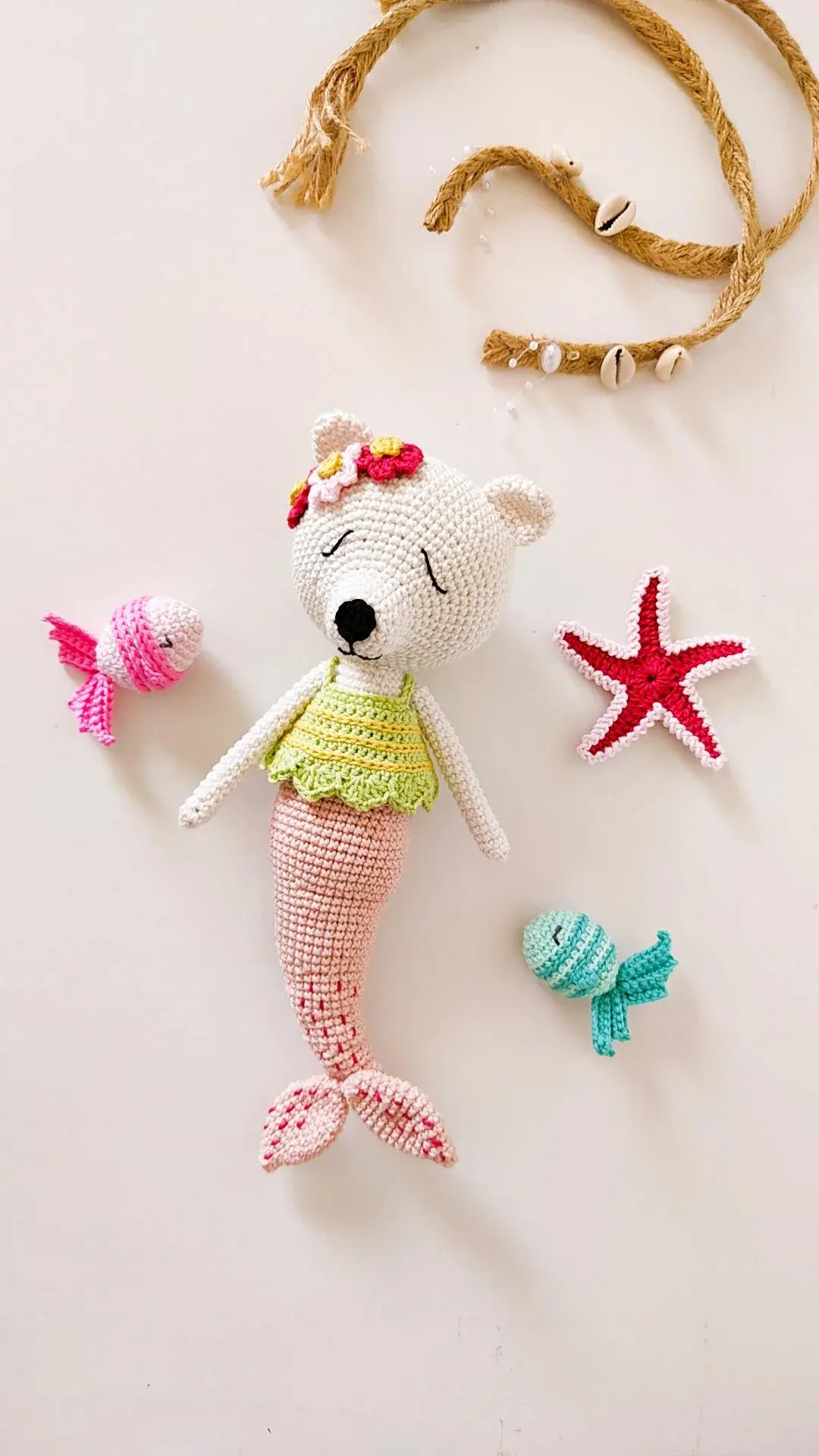 Poppy & Percy Polar Bear Save Atlantis Book & Mermaid Crochet Pattern - Image 19