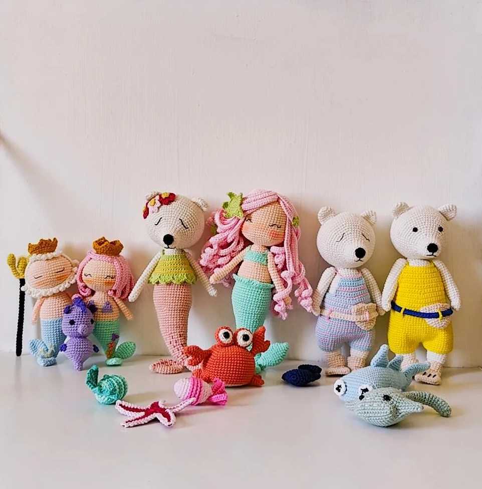 Poppy & Percy Polar Bear Save Atlantis Book & Mermaid Crochet Pattern - Image 4