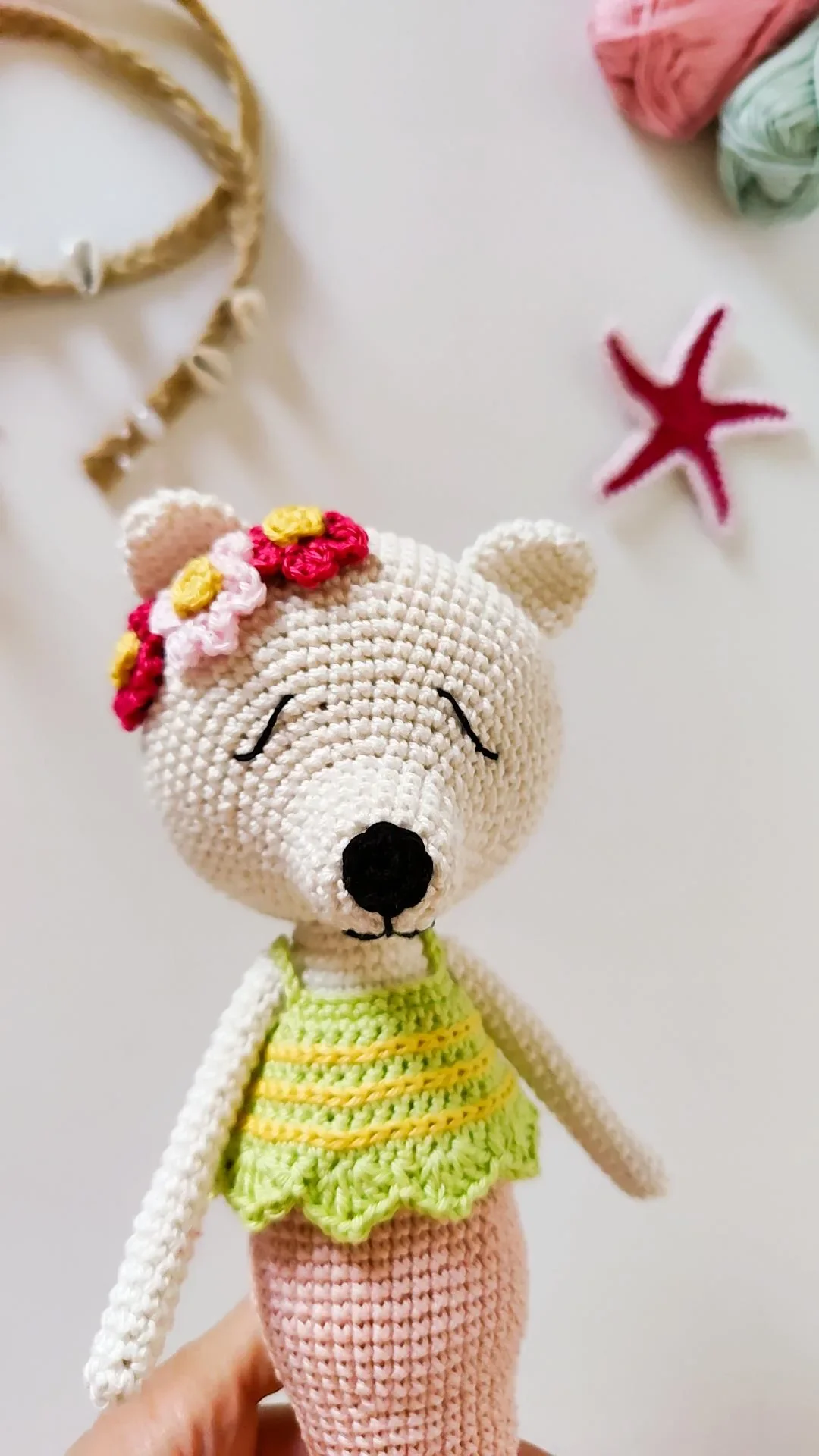 Poppy the Merpolar Bear Crochet Pattern - Image 3