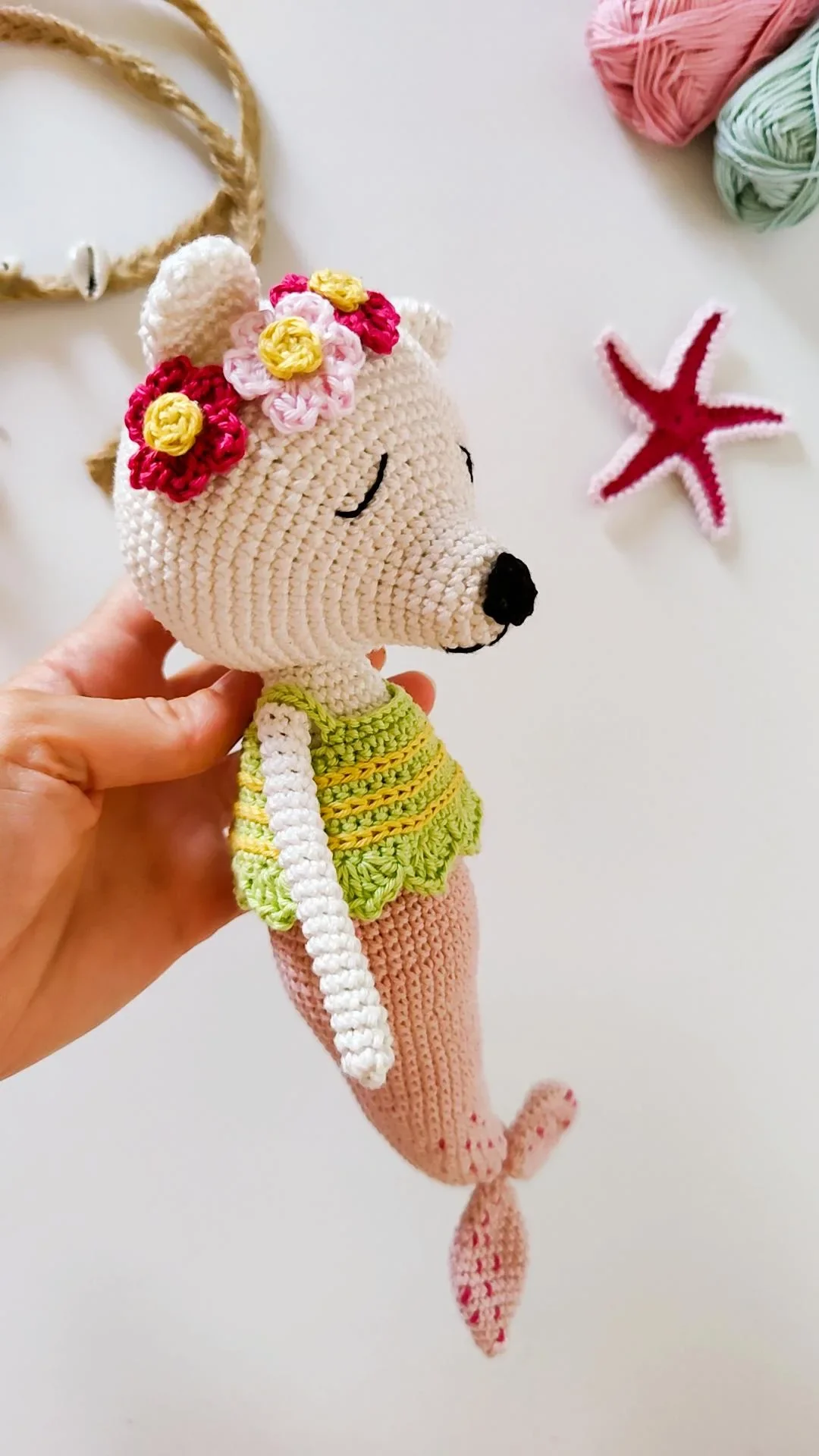 Poppy the Merpolar Bear Crochet Pattern - Image 5