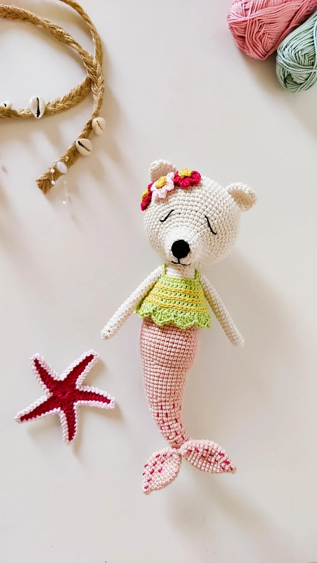 Poppy the Merpolar Bear Crochet Pattern - Image 6