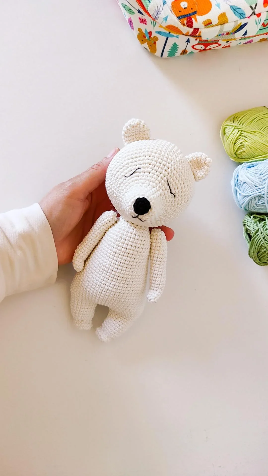Poppy the Polar Bear Explorer Crochet Pattern - Image 2