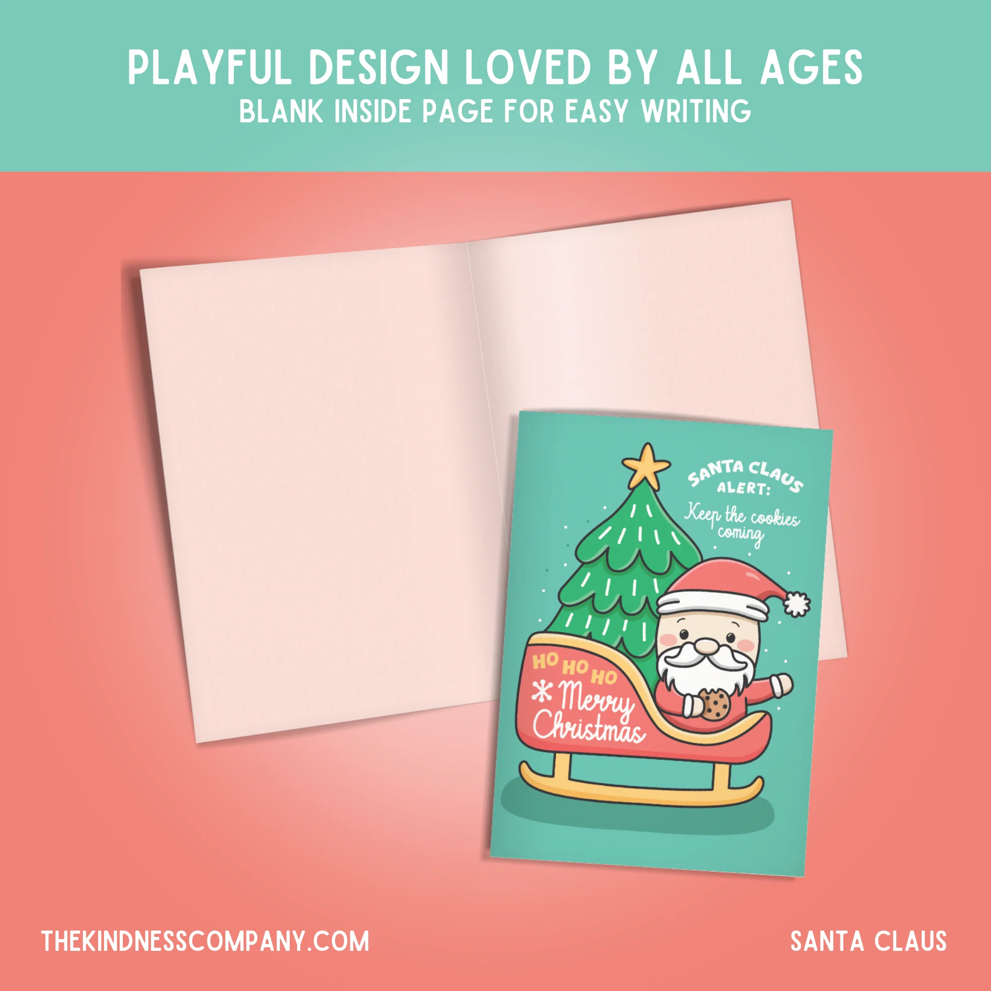 Santa Crochet Pattern & Matching Card: "Merry Christmas" - Image 6