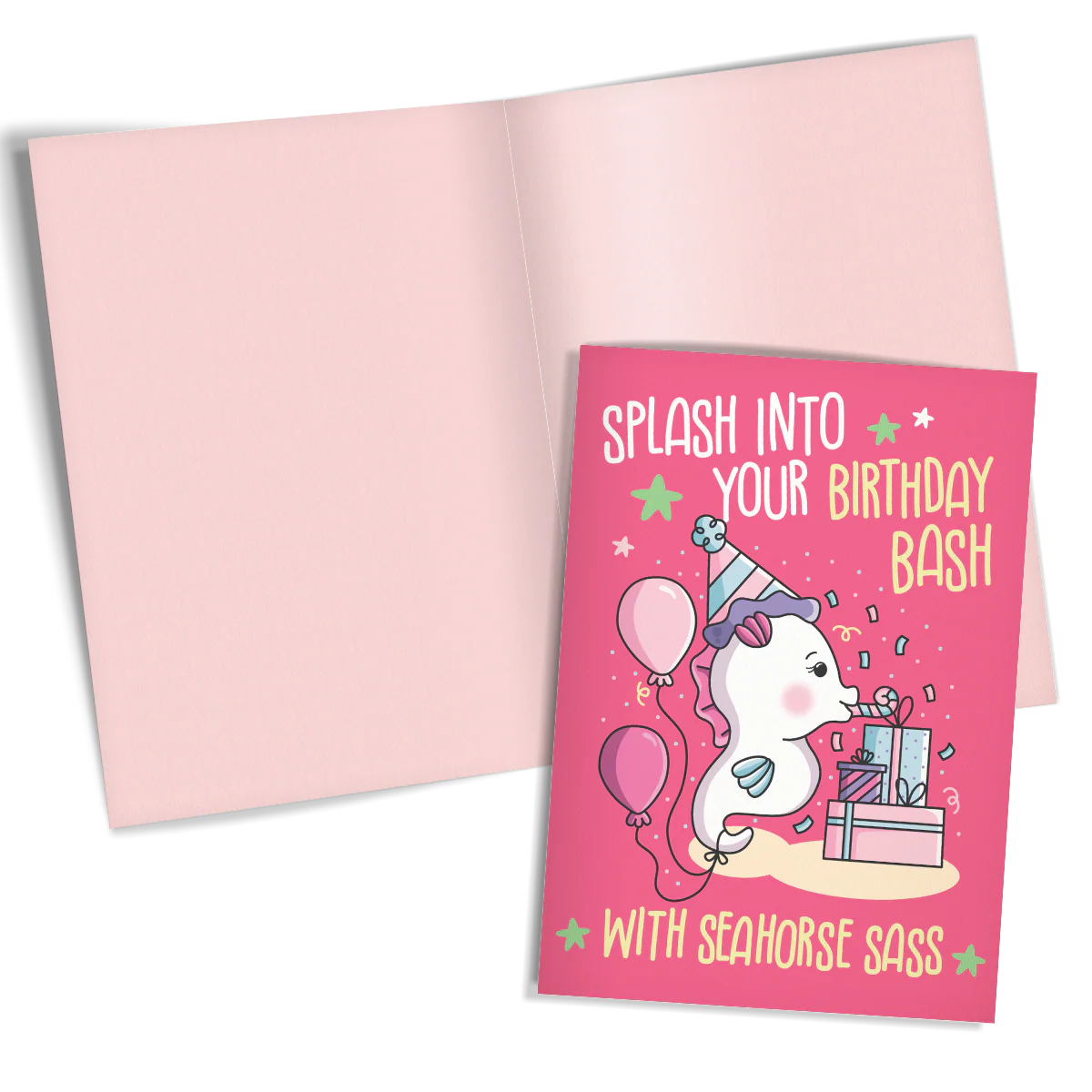 Seahorse Crochet Pattern & Matching Card: "Birthday Bash" - Image 12