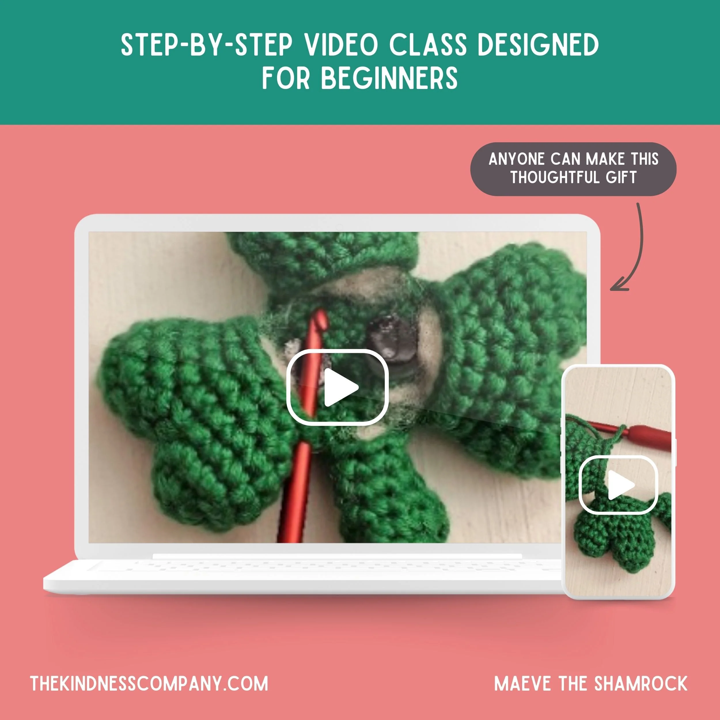 Shamrock Crochet Pattern & Matching Card: "Have A Shamrock'n Day" - Image 8