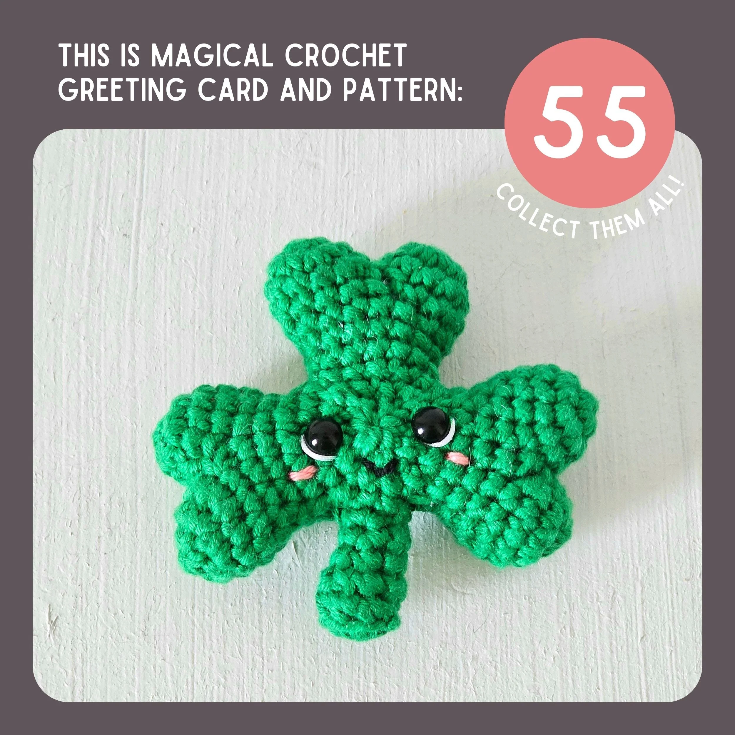 Shamrock Crochet Pattern & Matching Card: "Have A Shamrock'n Day" - Image 9