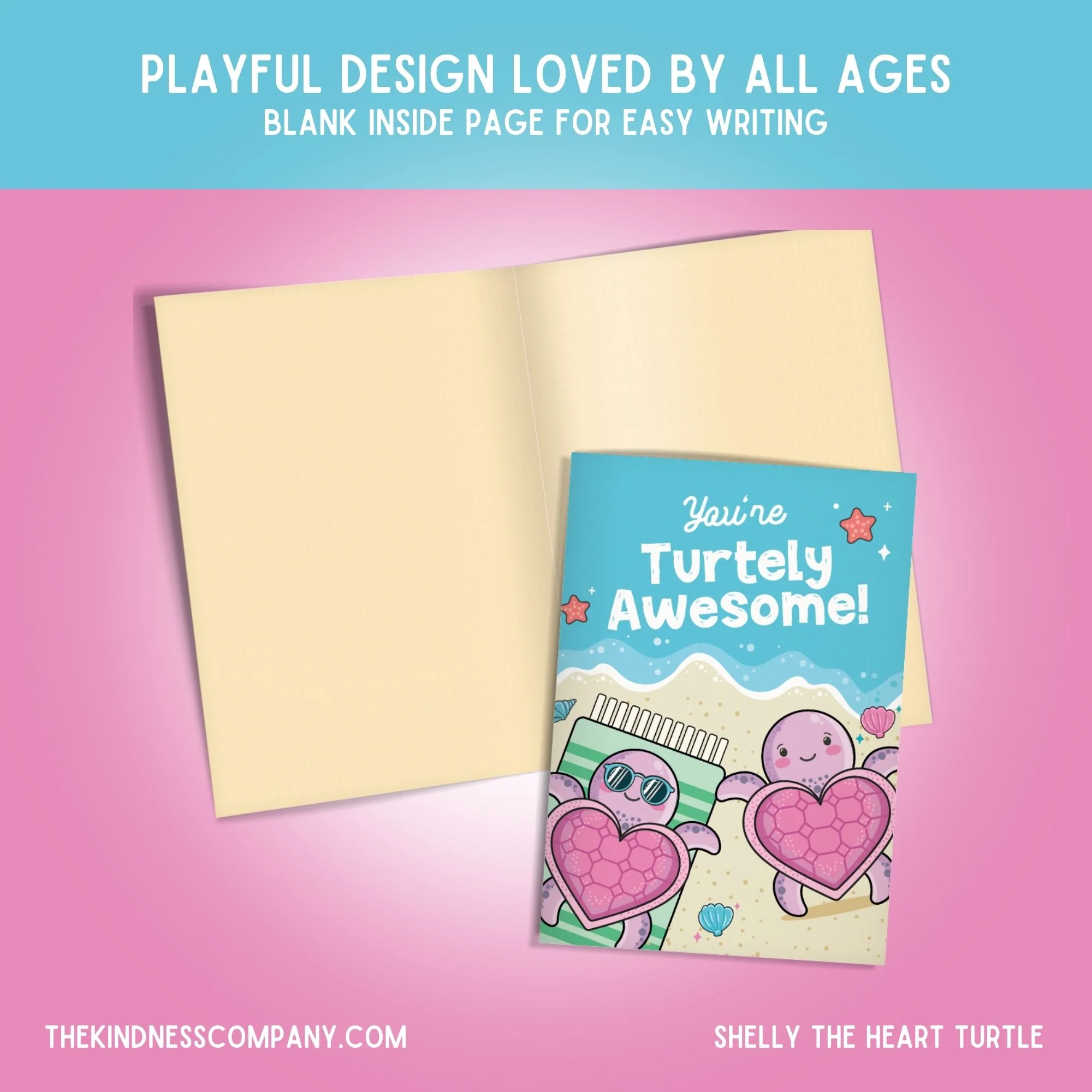 Turtle Crochet Pattern & Matching Card: "You're Awesome" - Image 6