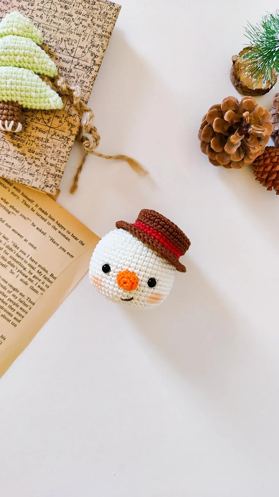 Snowman Christmas Ornament & Decoration Crochet Pattern - Image 2