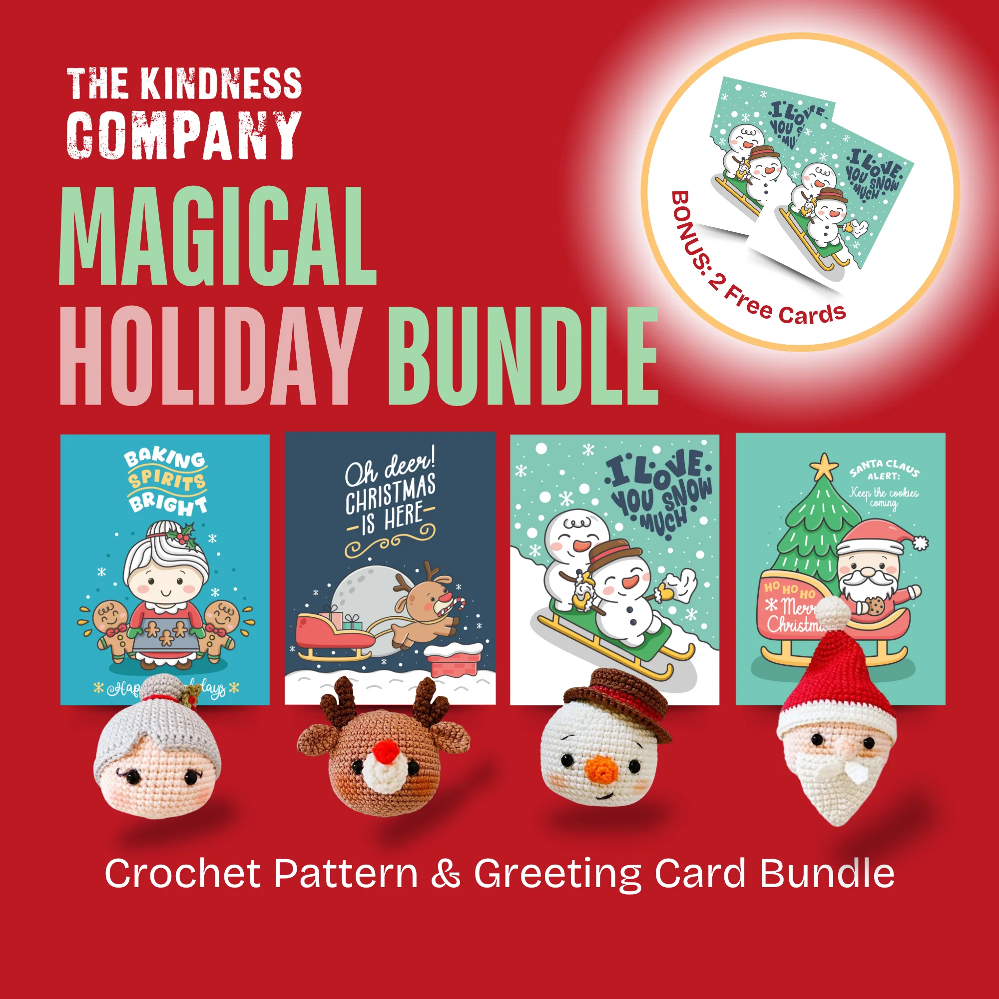 Snowman Crochet Pattern & Matching Greeting Card (Limit 1 Free Per Customer) - Image 10