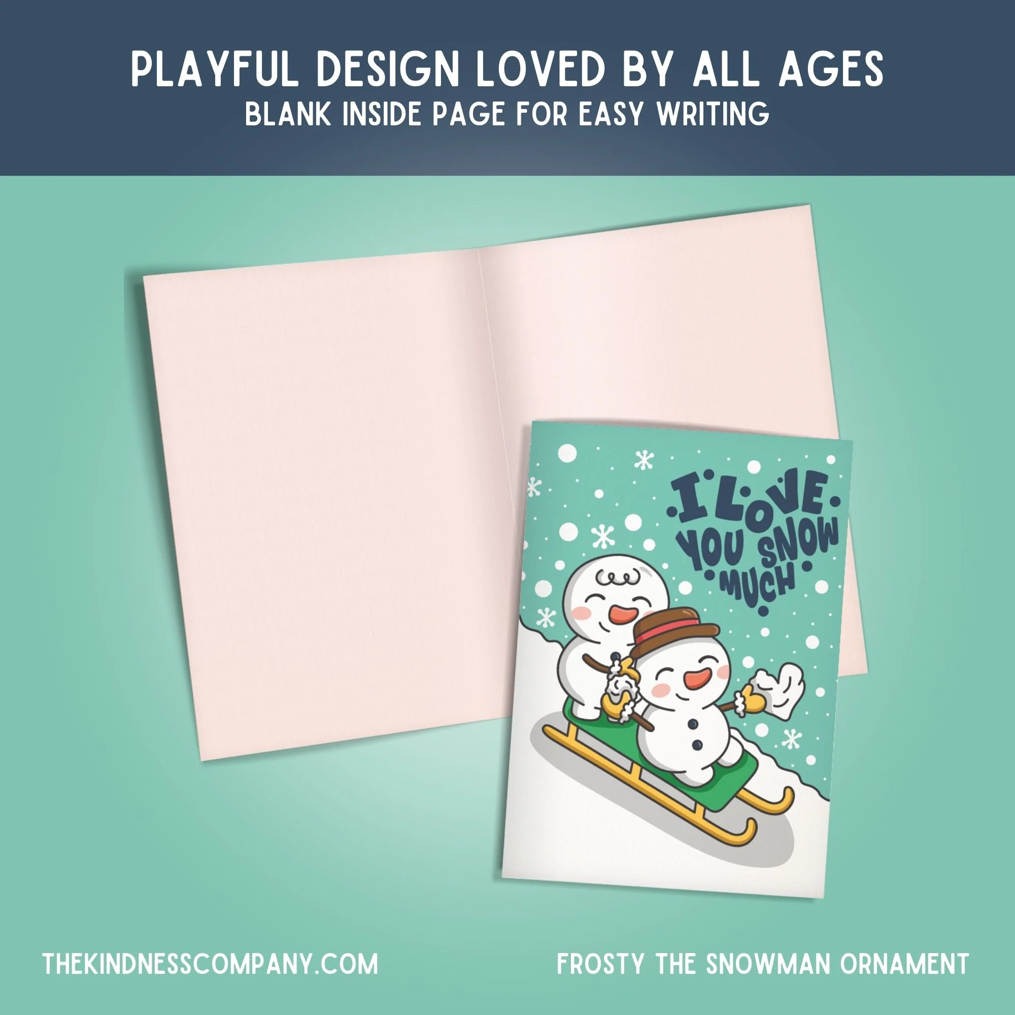 Snowman Crochet Pattern & Matching Greeting Card (Limit 1 Free Per Customer) - Image 6