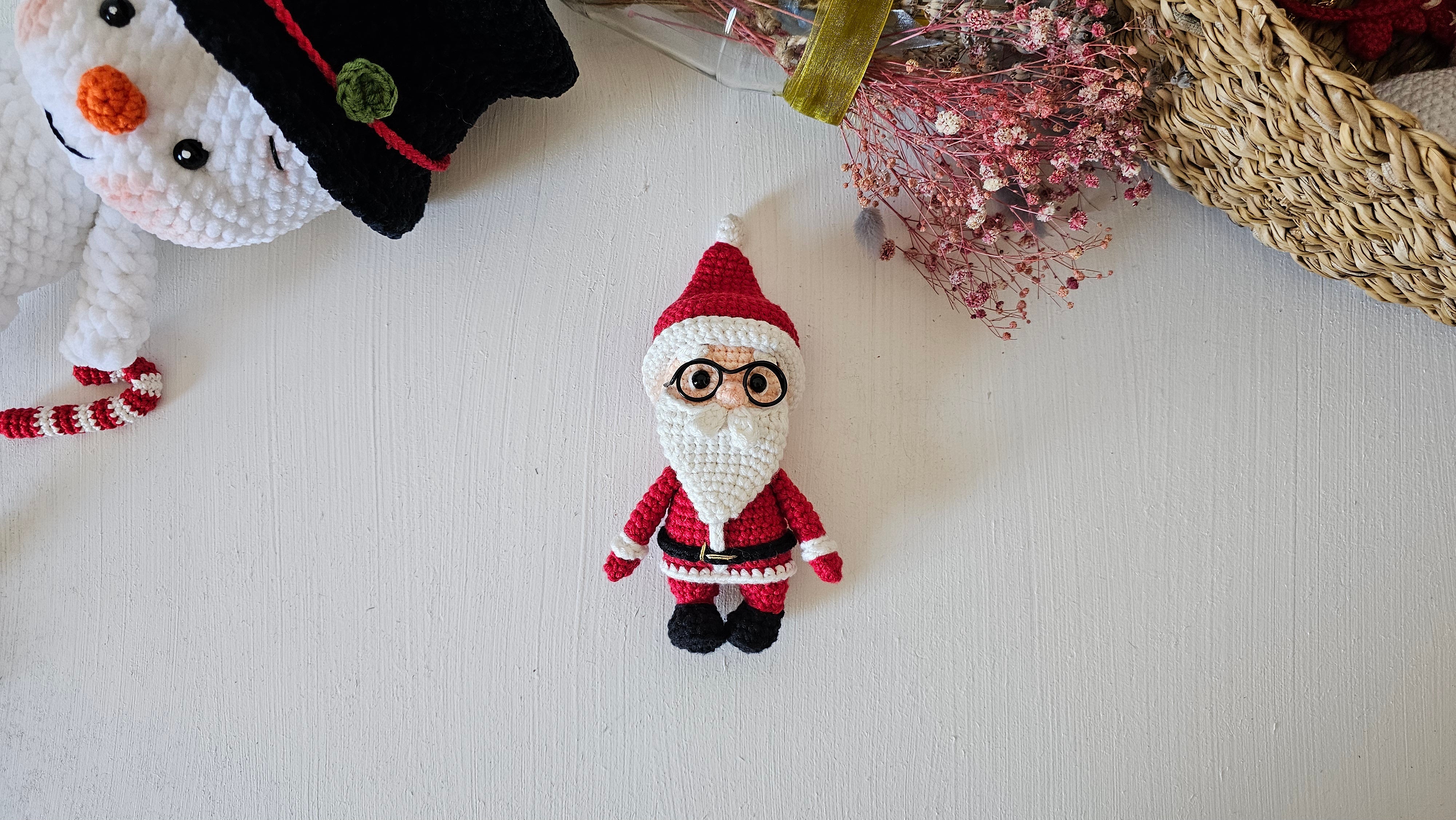 Snowman & Santa Mini Doll Crochet Pattern Bundle - Image 11